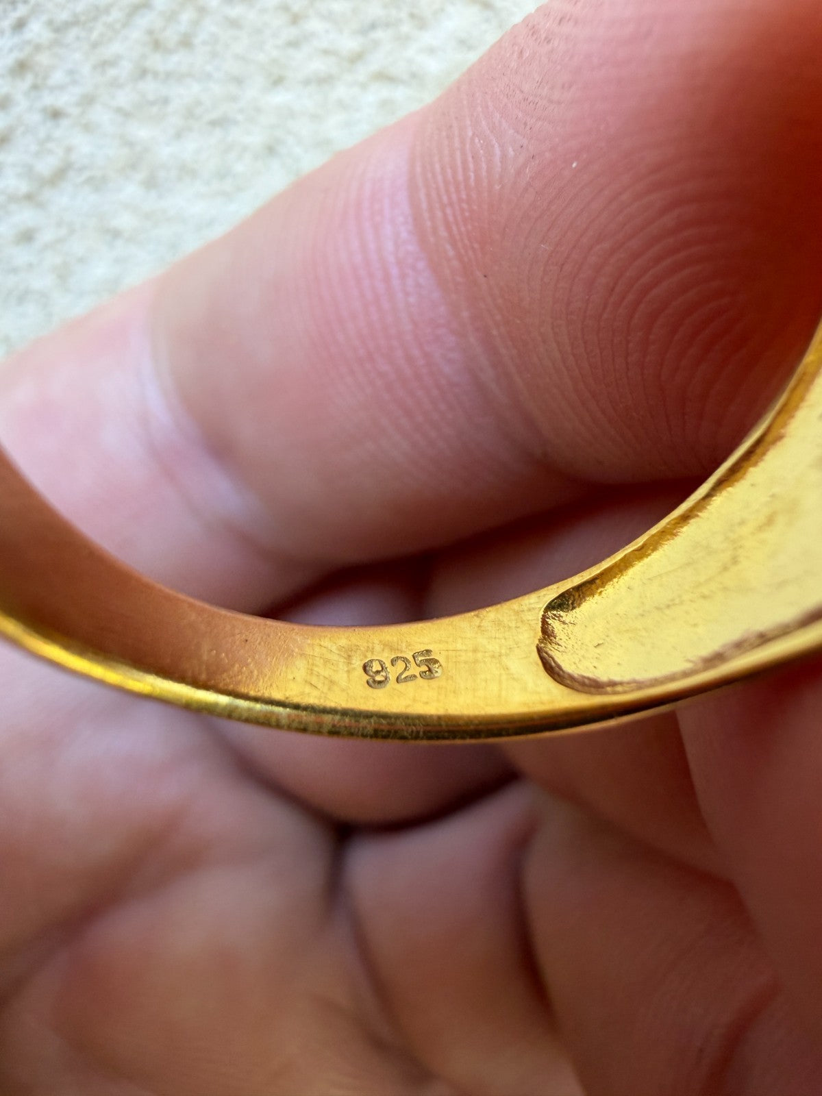 Shadow Boss Ring | 14k Gold Vermeil 925 Silver