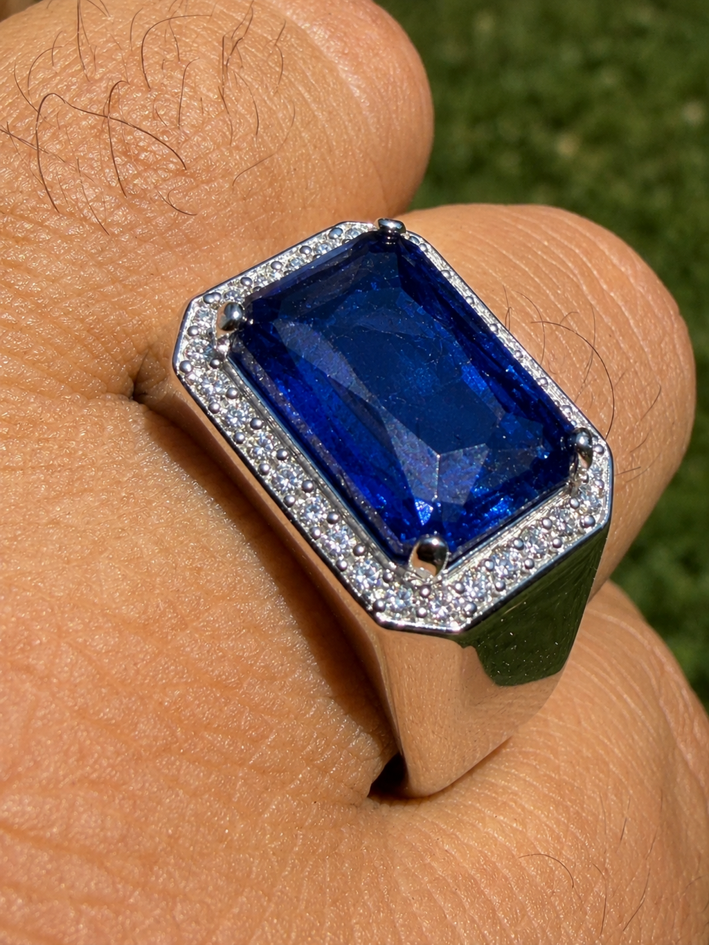 Moissanite Fortress Ring | 925 Silver