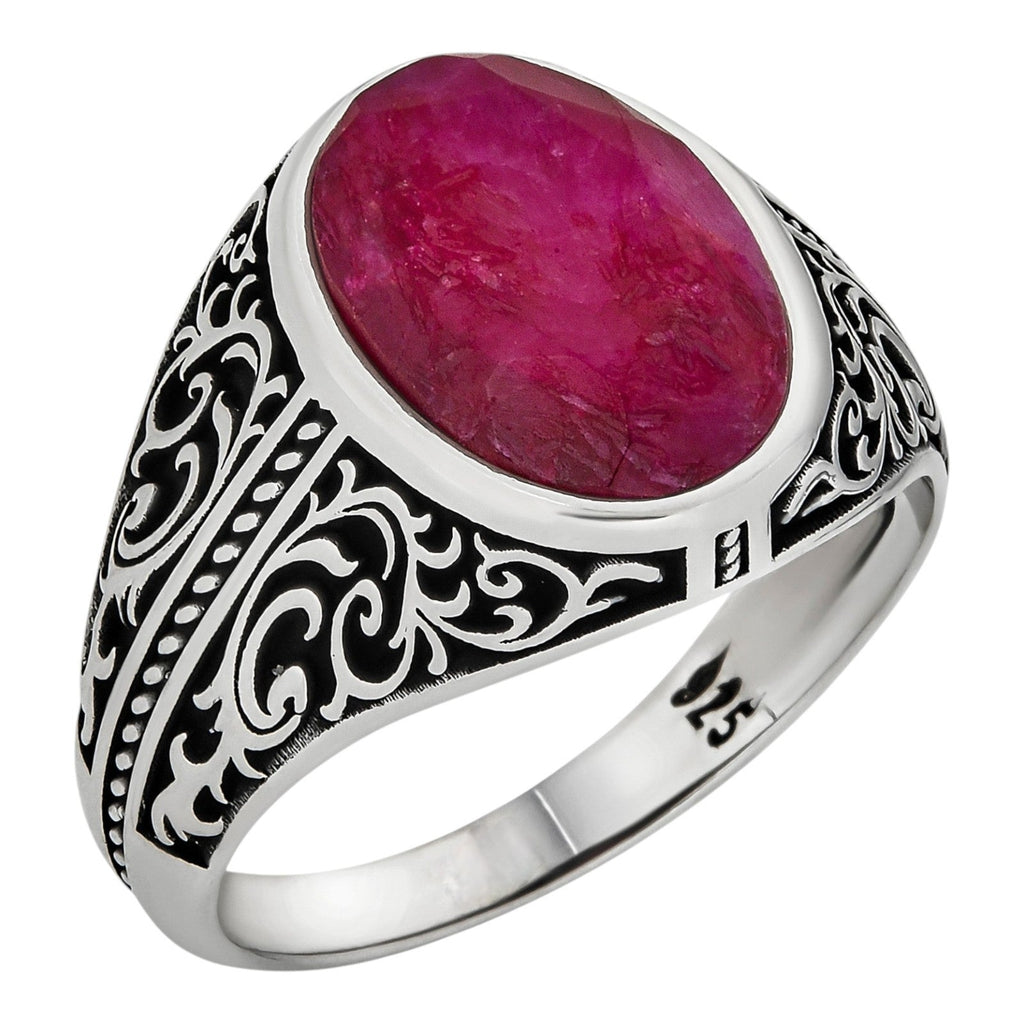 Columbian King Ring | 925 Silver Oxidized