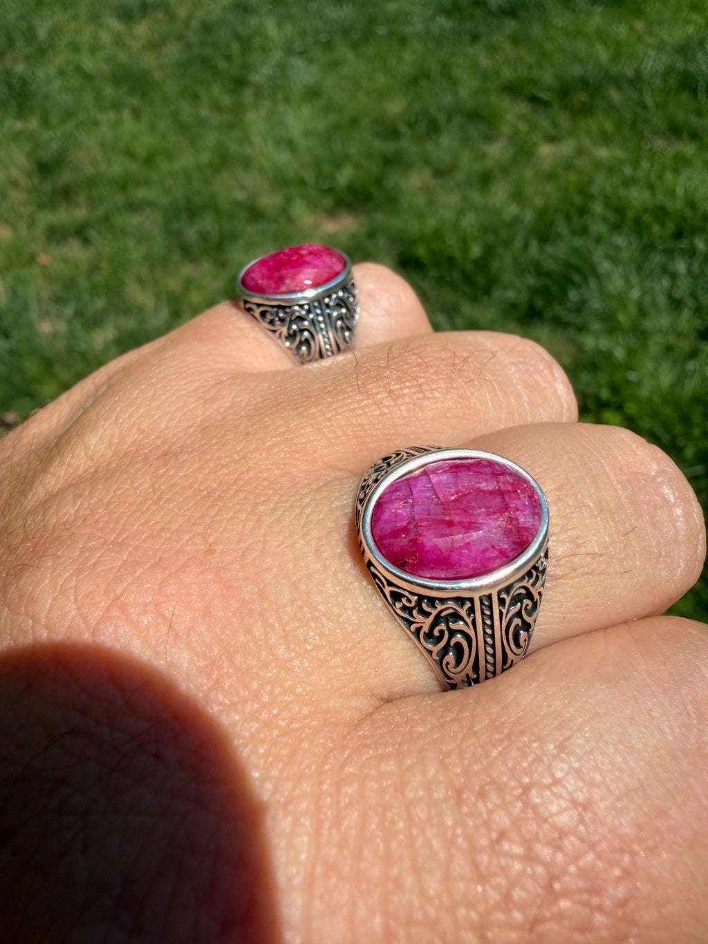 Columbian King Ring | 925 Silver Oxidized