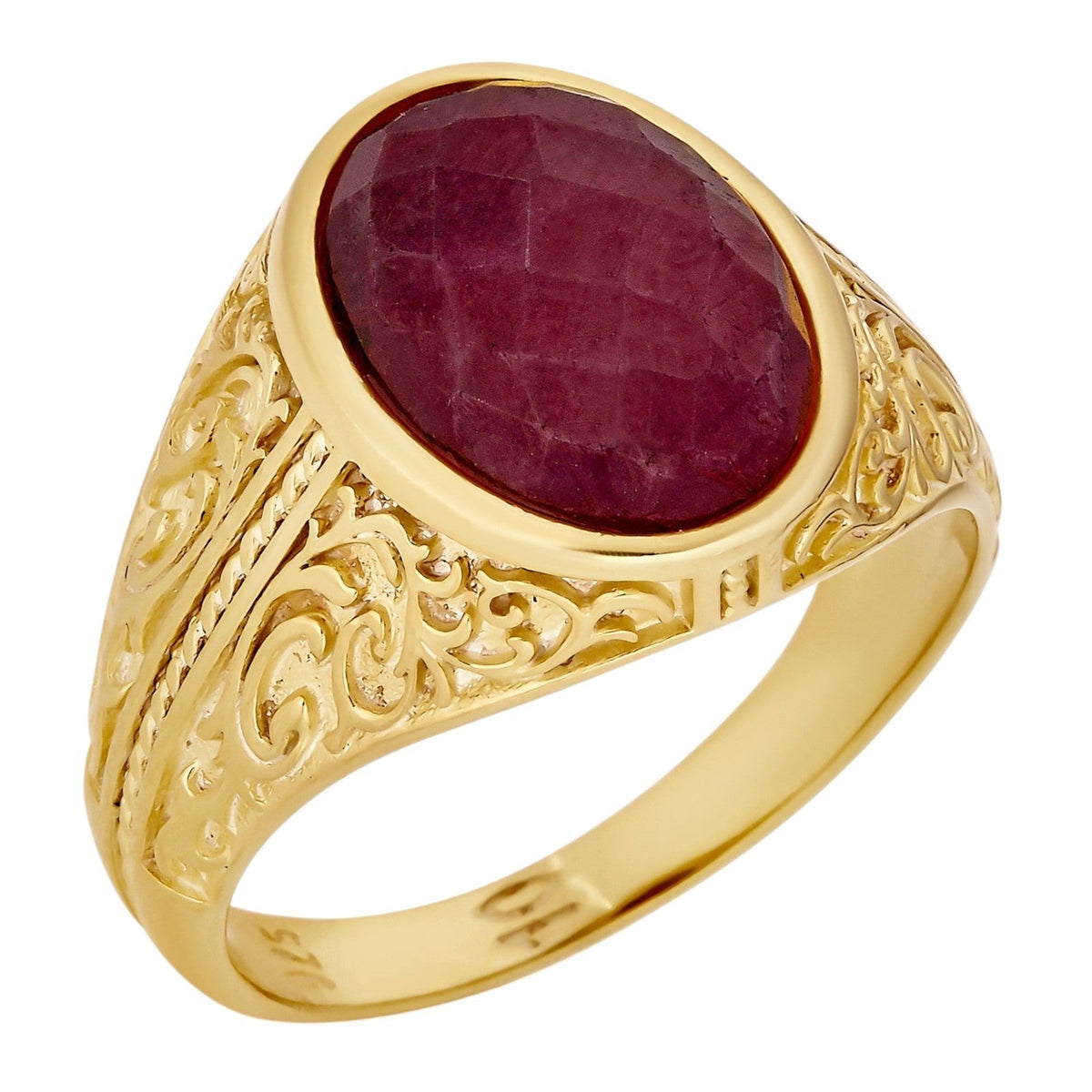 Columbian King Ring | 14k Gold Vermeil 925 Silver