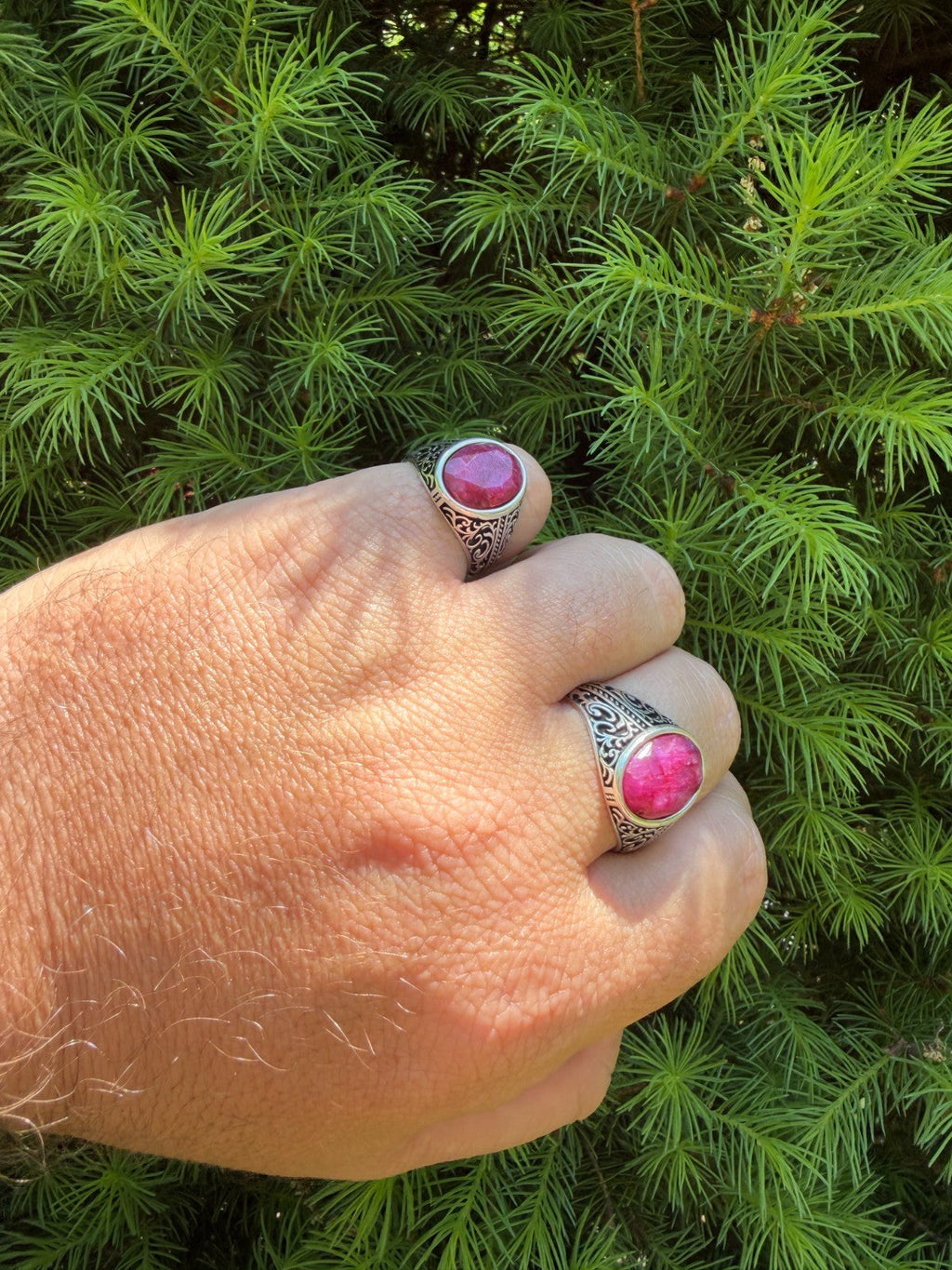 Columbian King Ring | 925 Silver Oxidized