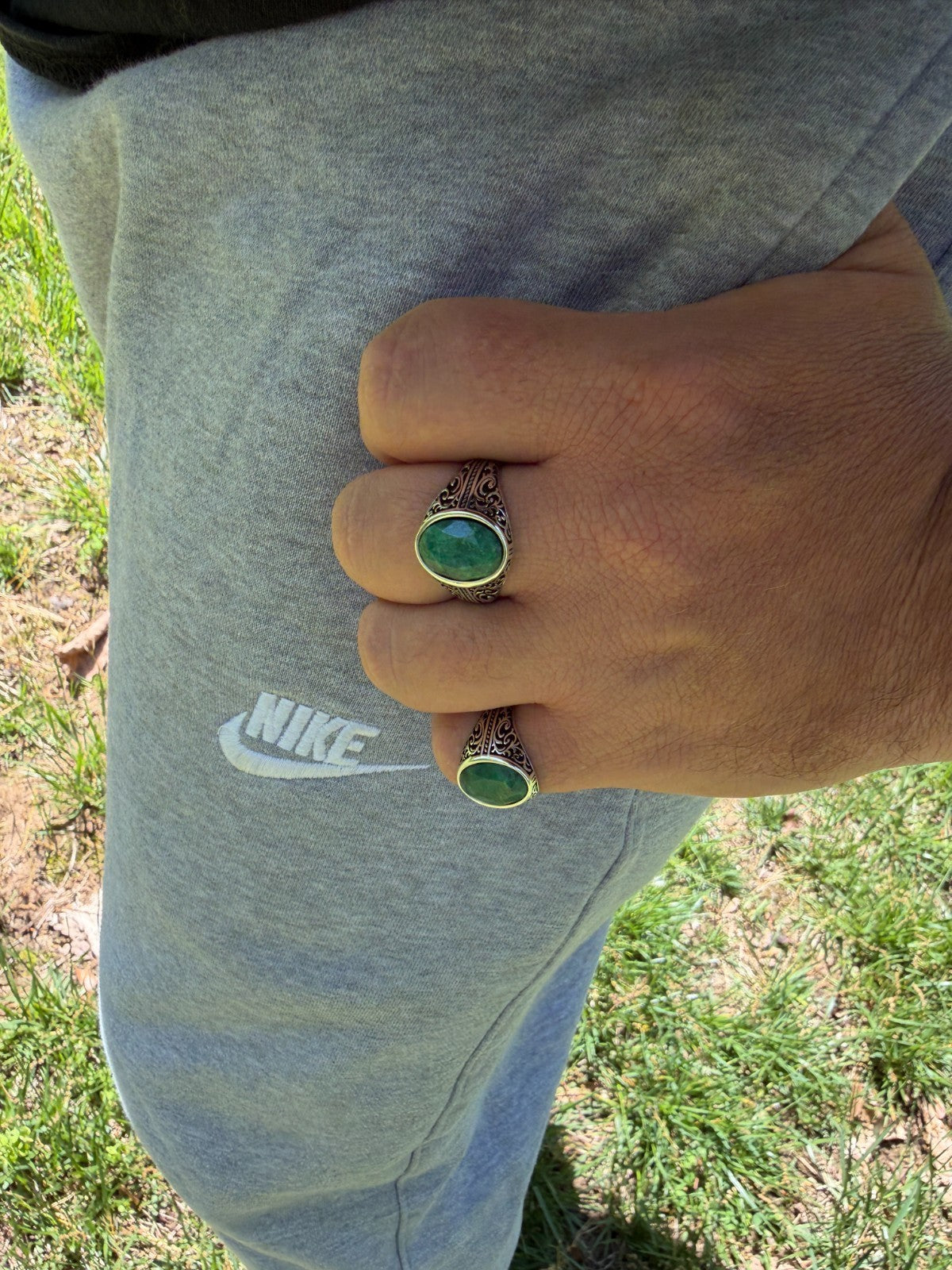 Columbian King Ring | 925 Silver Oxidized