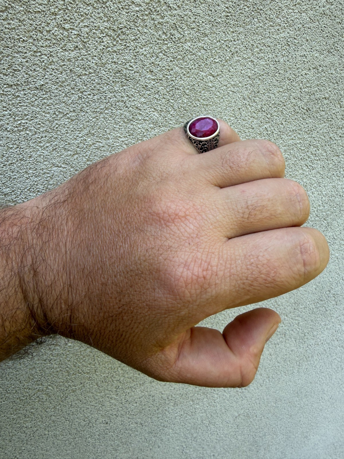 Columbian King Ring | 925 Silver Oxidized