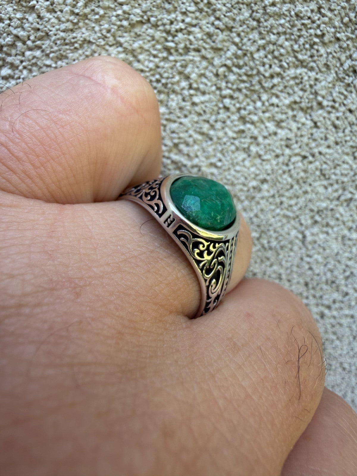 Columbian King Ring | 925 Silver Oxidized