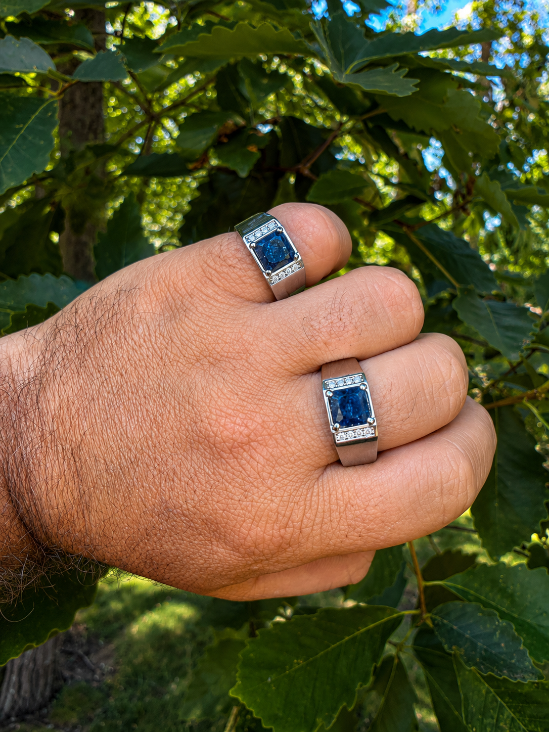 Moissanite Kingsmark Ring | 925 Silver