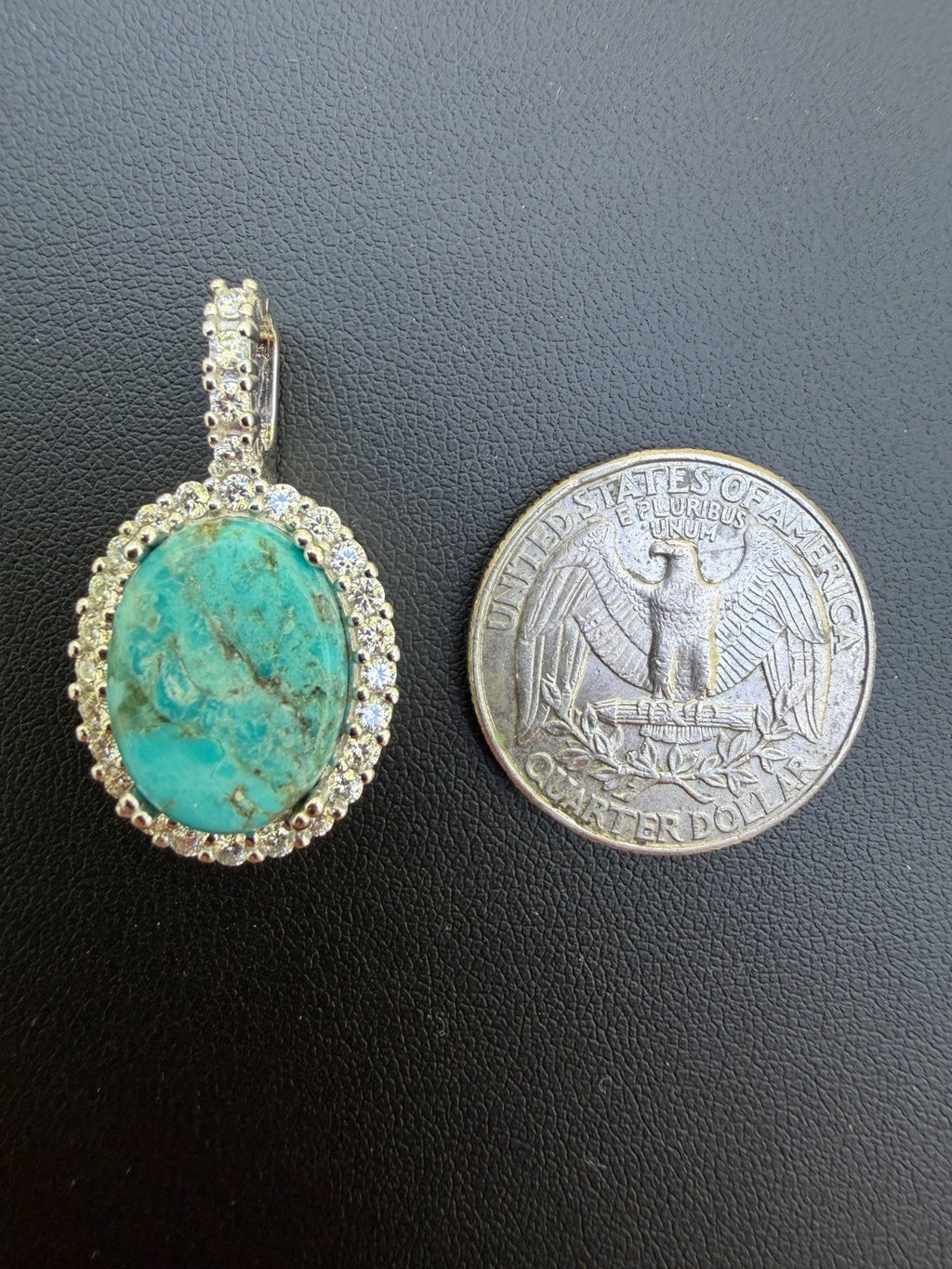 Moissanite Royalty Ocean Freeze Pendant | 925 Silver