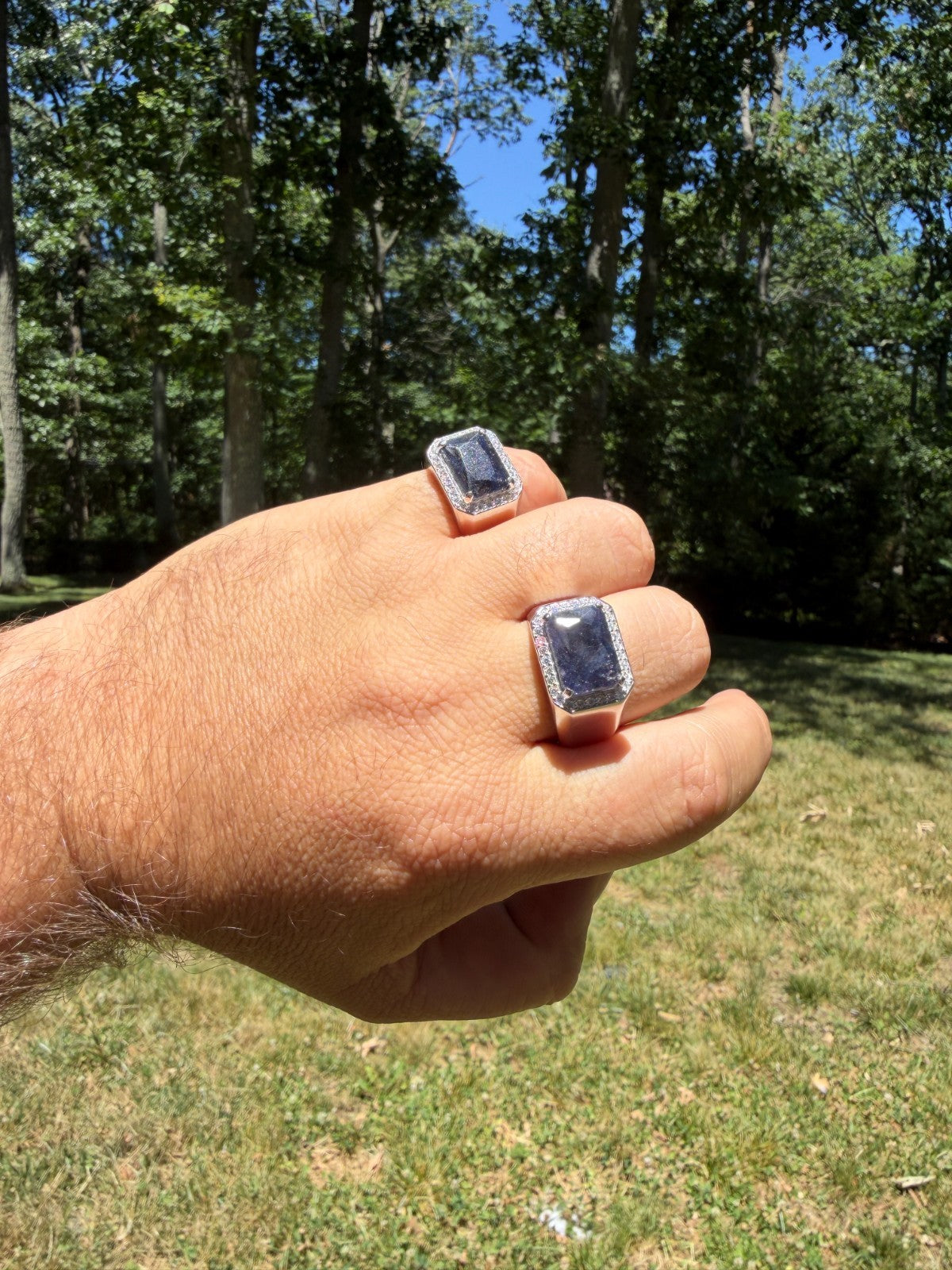 Moissanite Fortress Ring | 925 Silver