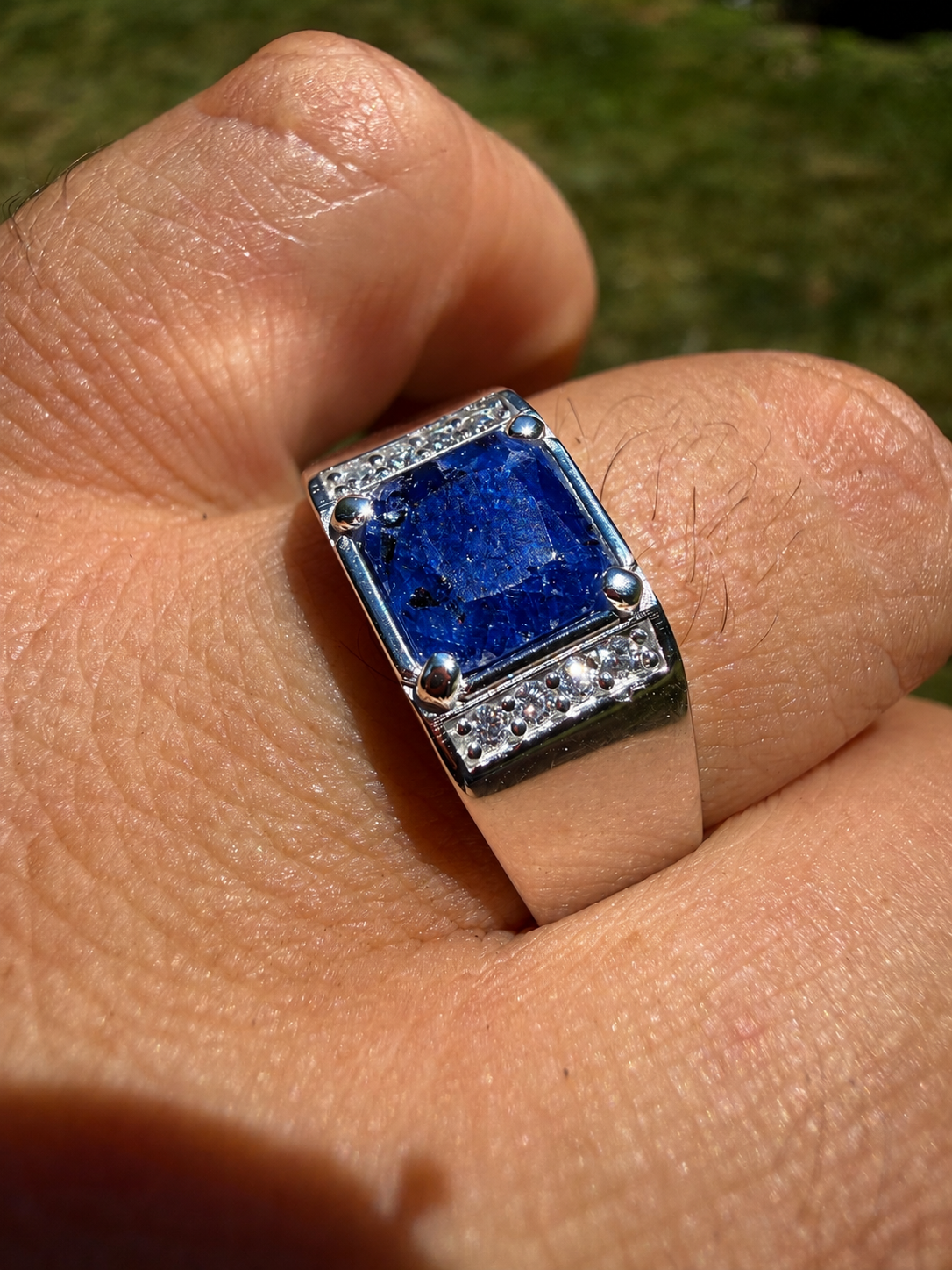 Moissanite Kingsmark Ring | 925 Silver