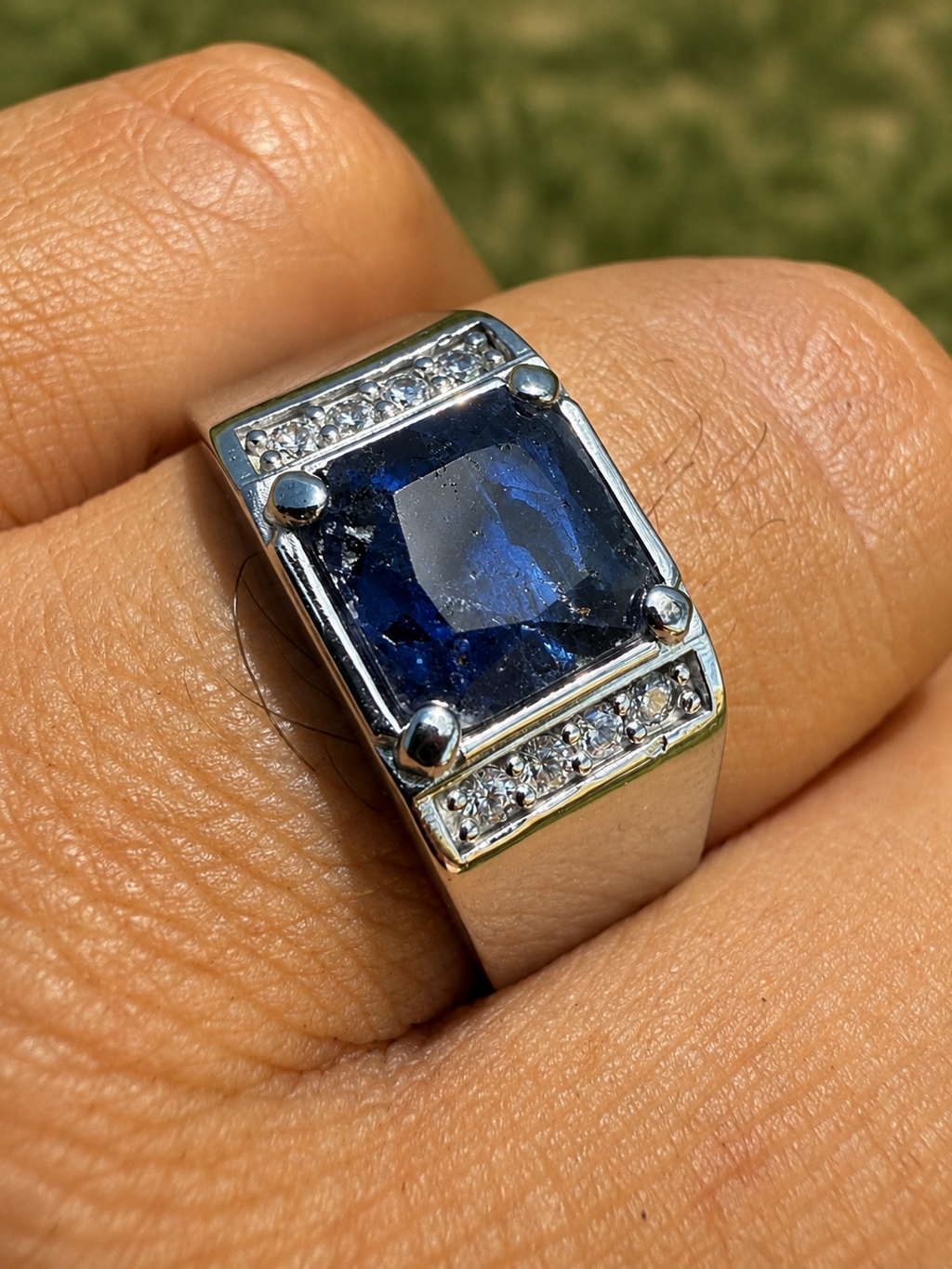 Moissanite Kingsmark Ring | 925 Silver