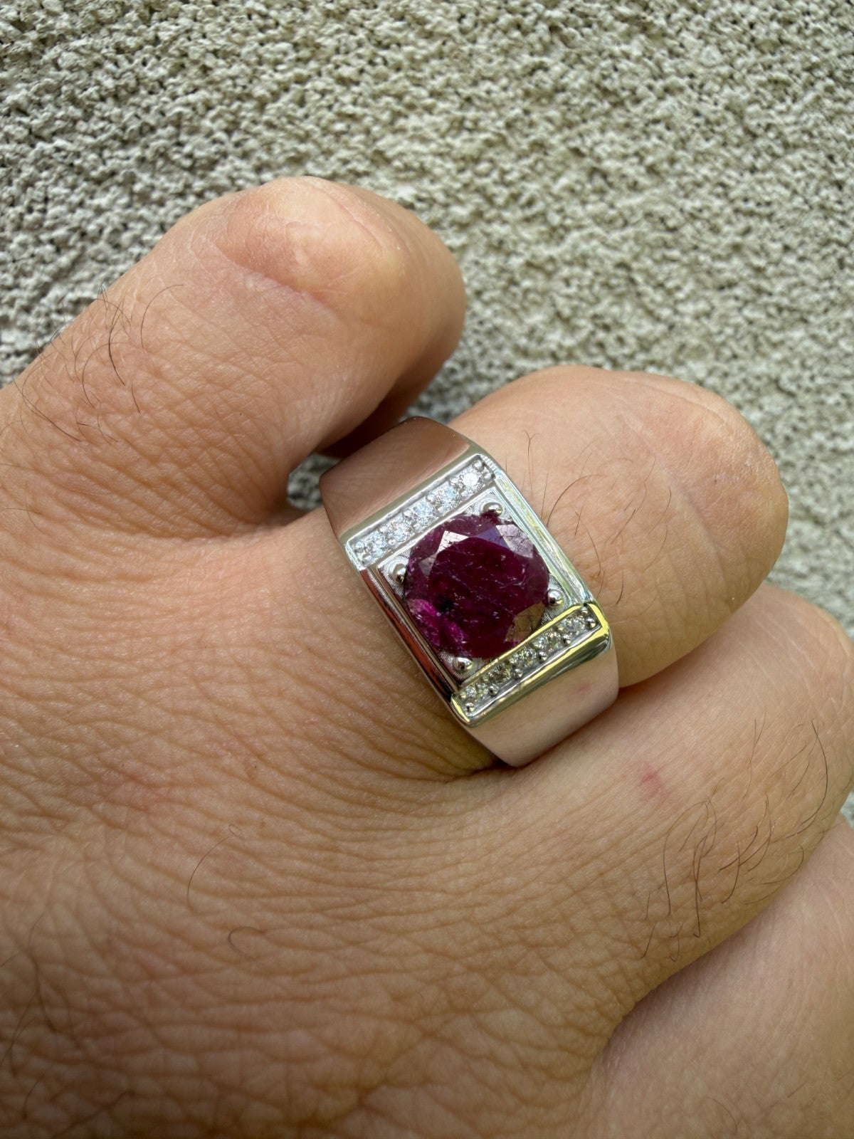 Moissanite Monarch Ring | 925 Silver
