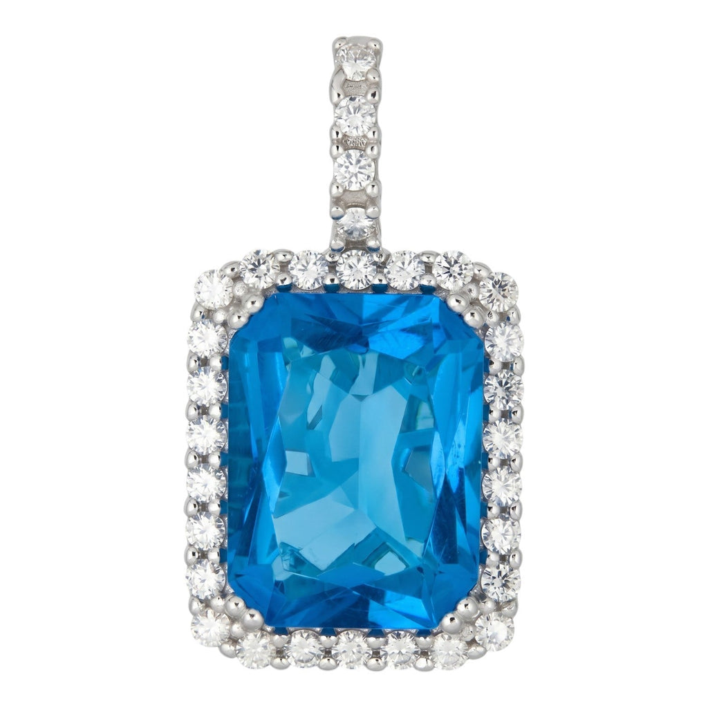 Moissanite Royalty Ocean Freeze Pendant | 925 Silver