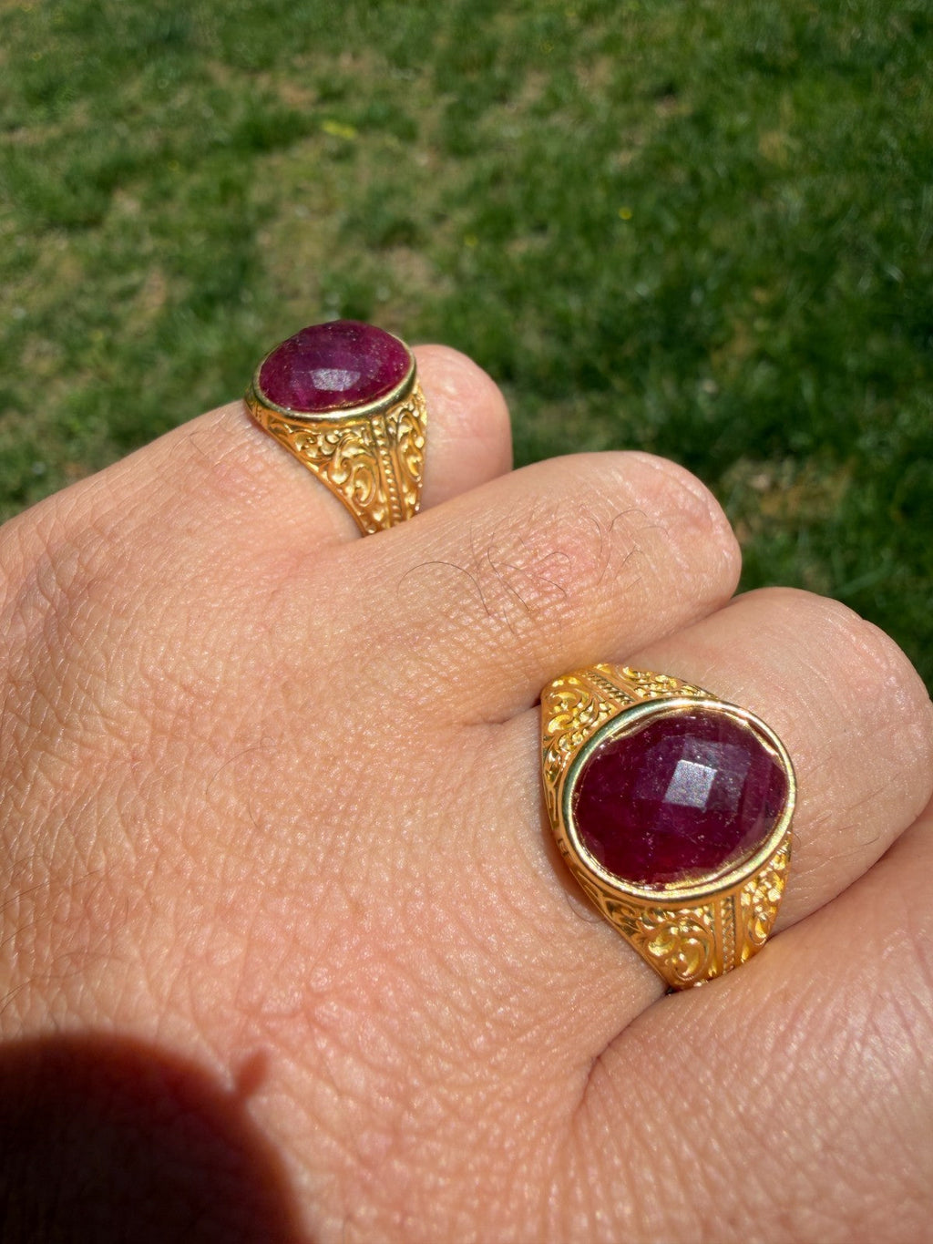 Columbian King Ring | 14k Gold Vermeil 925 Silver