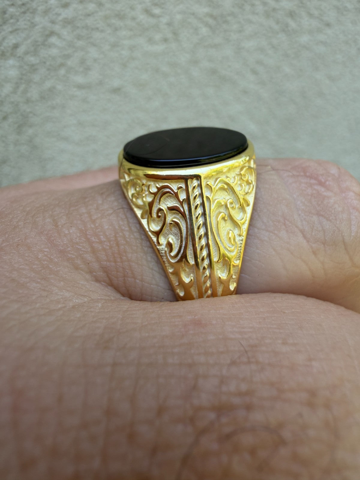 Columbian King Ring | 14k Gold Vermeil 925 Silver