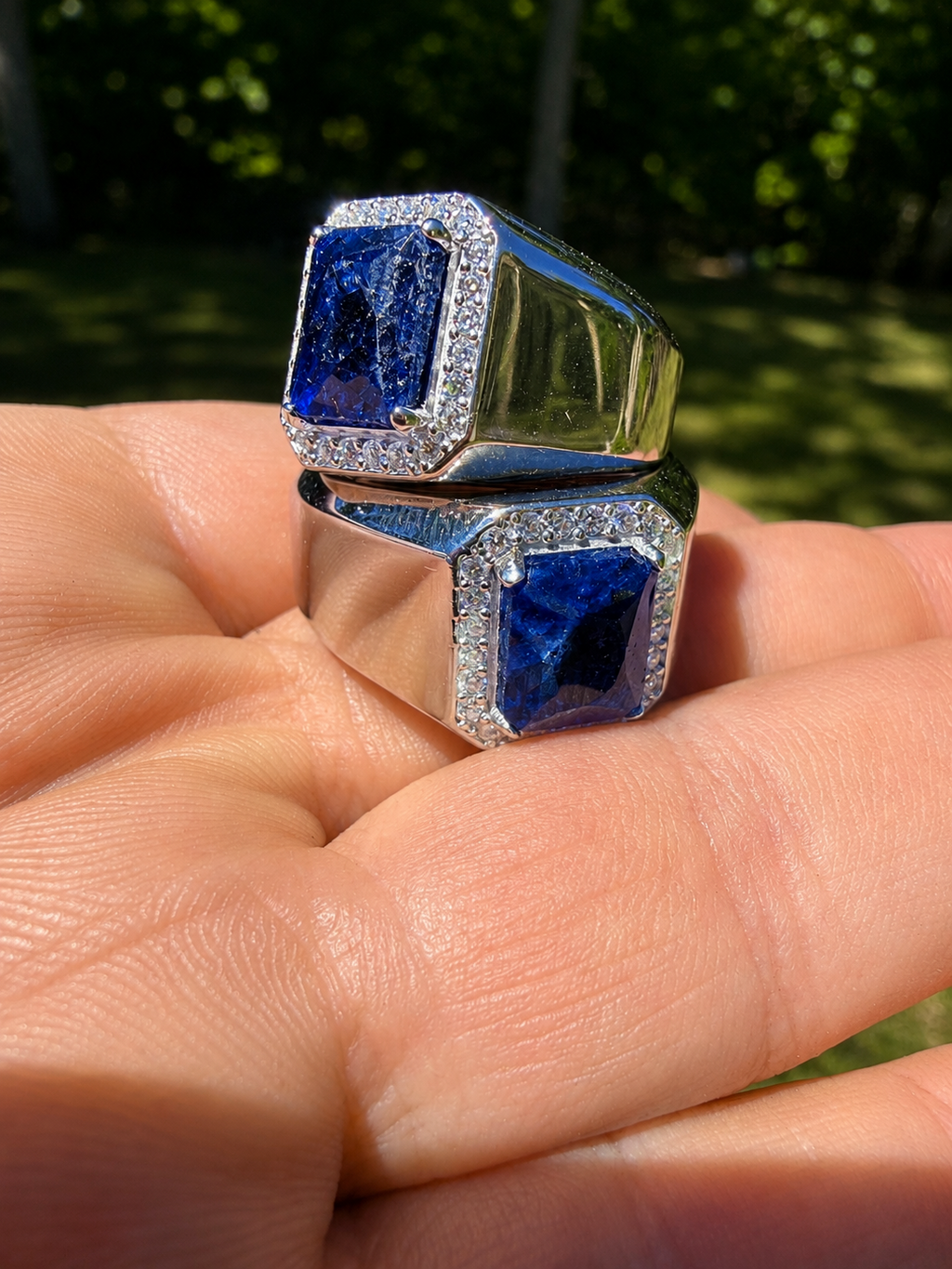 Moissanite Cardinal Crown Ring | 925 Silver
