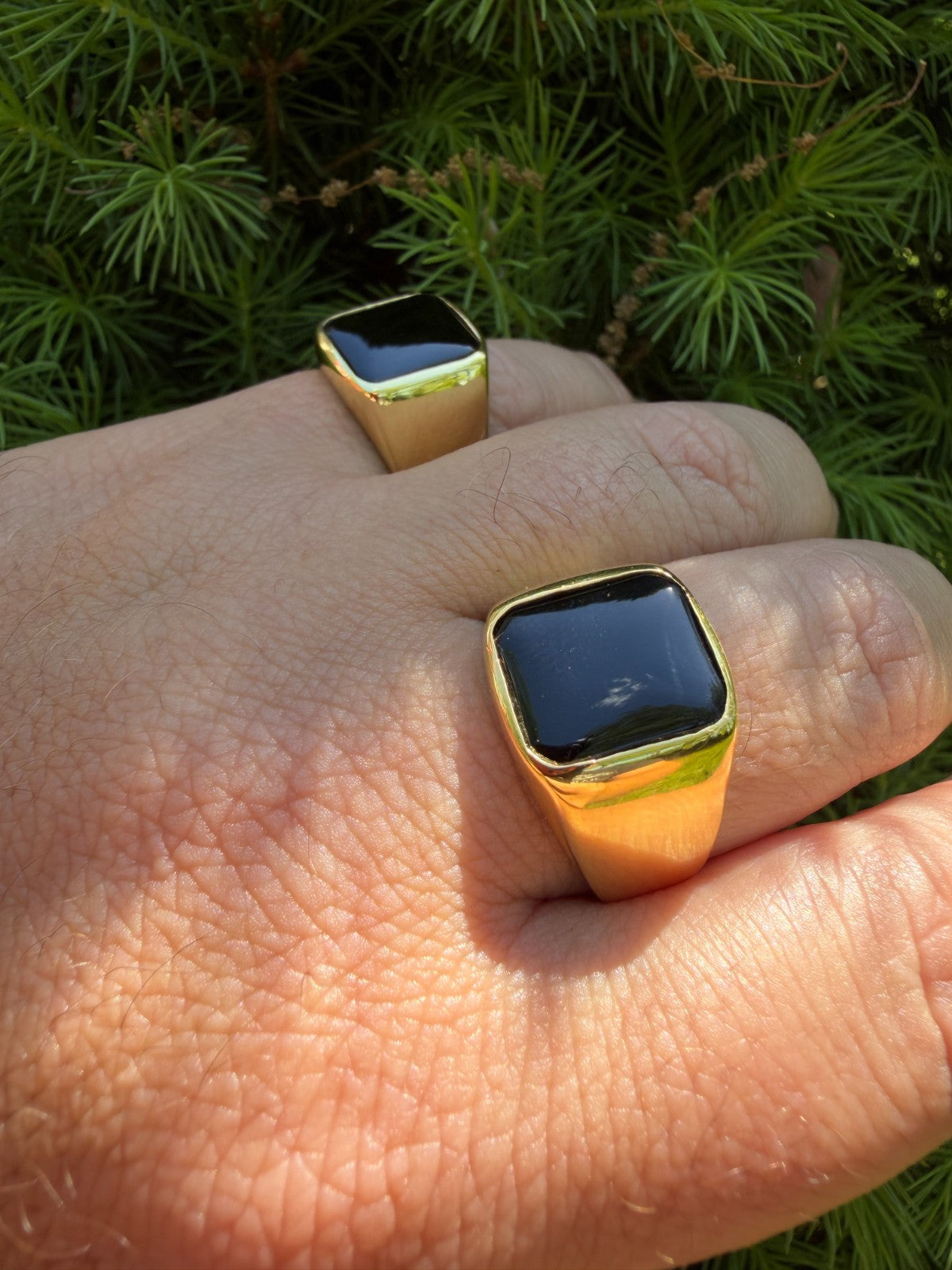 Midnight Don Ring | 14k Gold Vermeil 925 Silver