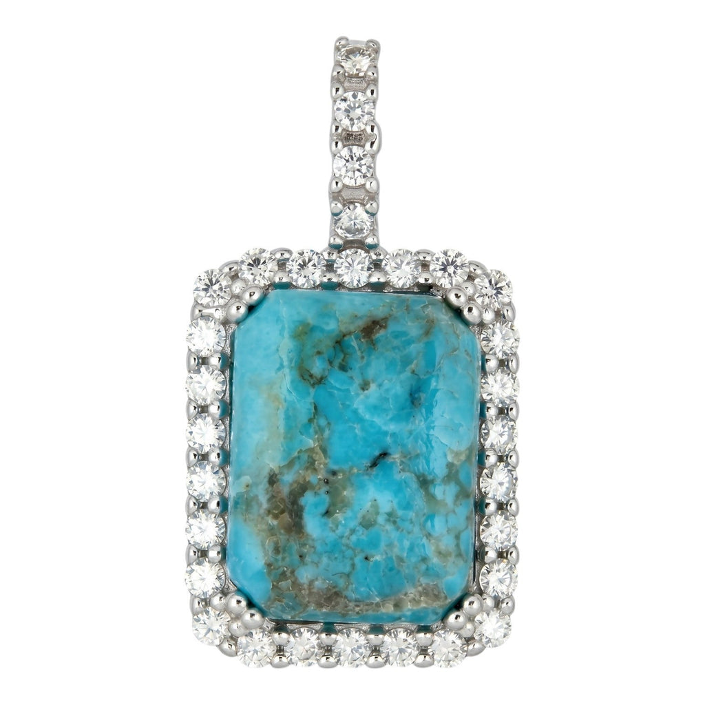 Moissanite Royalty Ocean Freeze Pendant | 925 Silver