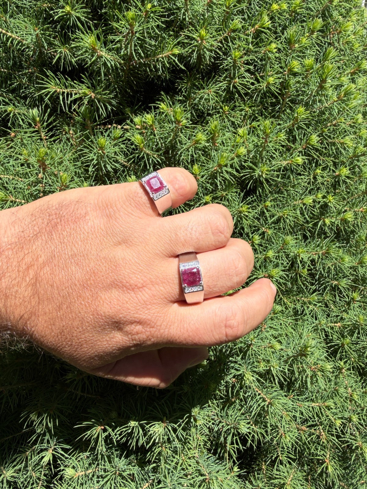 Moissanite Monarch Ring | 925 Silver
