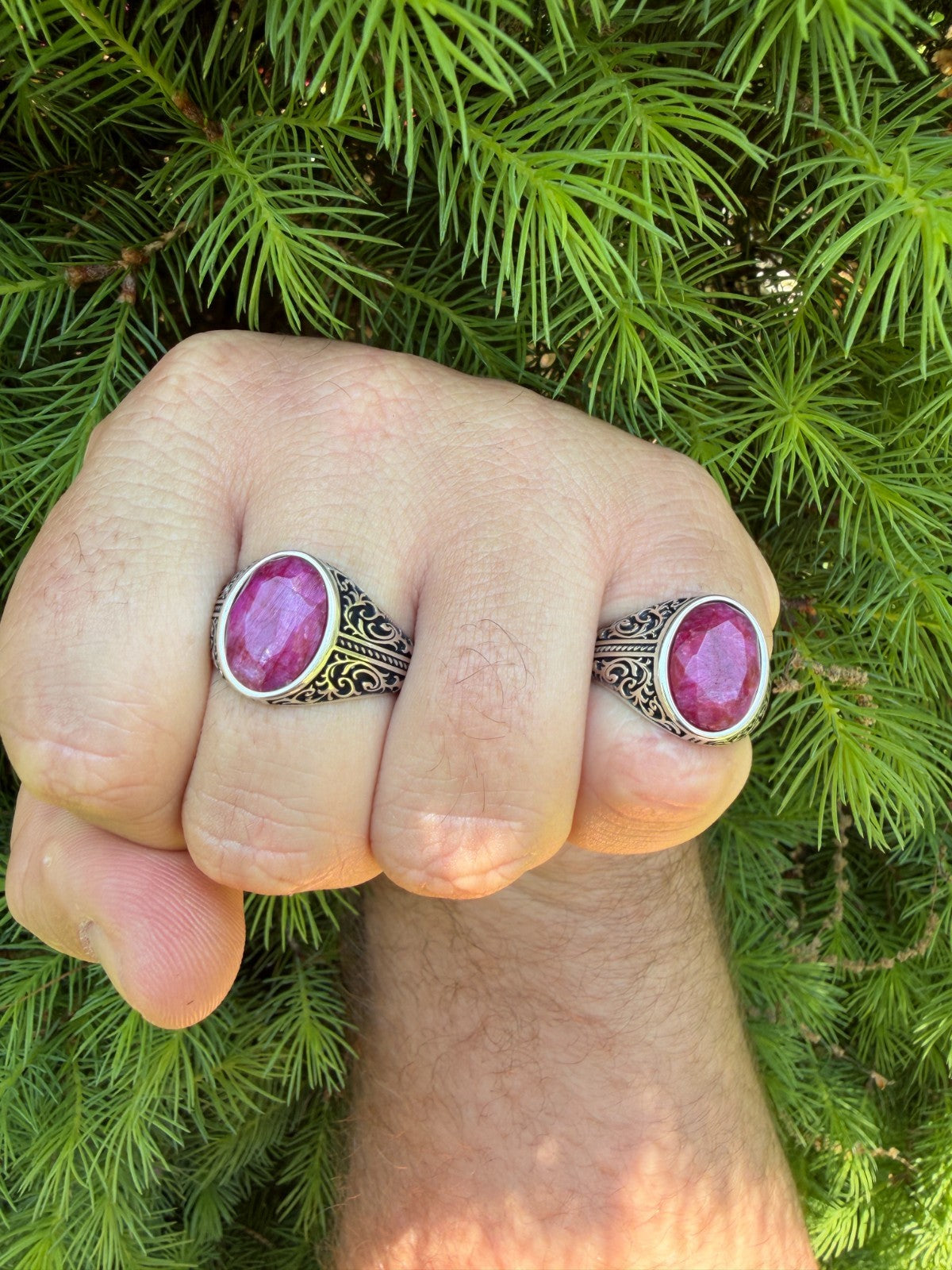 Columbian King Ring | 925 Silver Oxidized