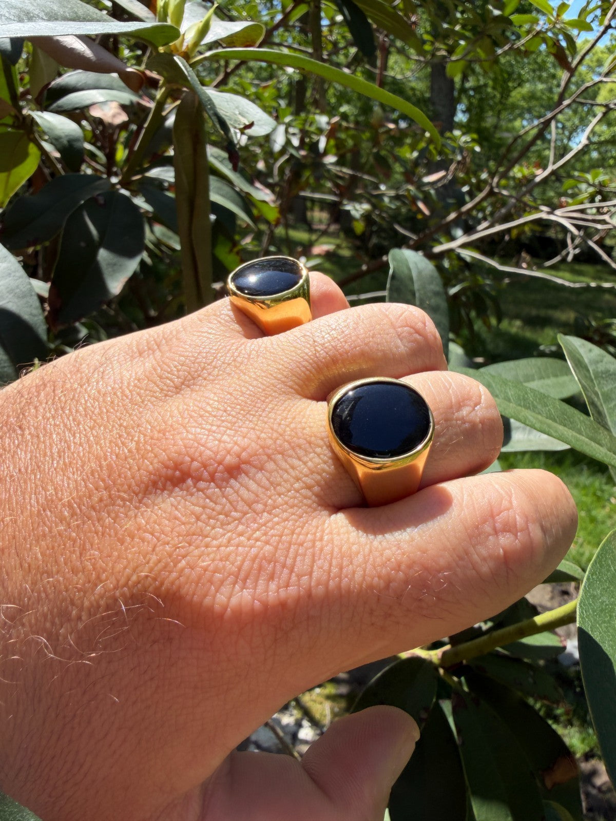 Shadow Boss Ring | 14k Gold Vermeil 925 Silver