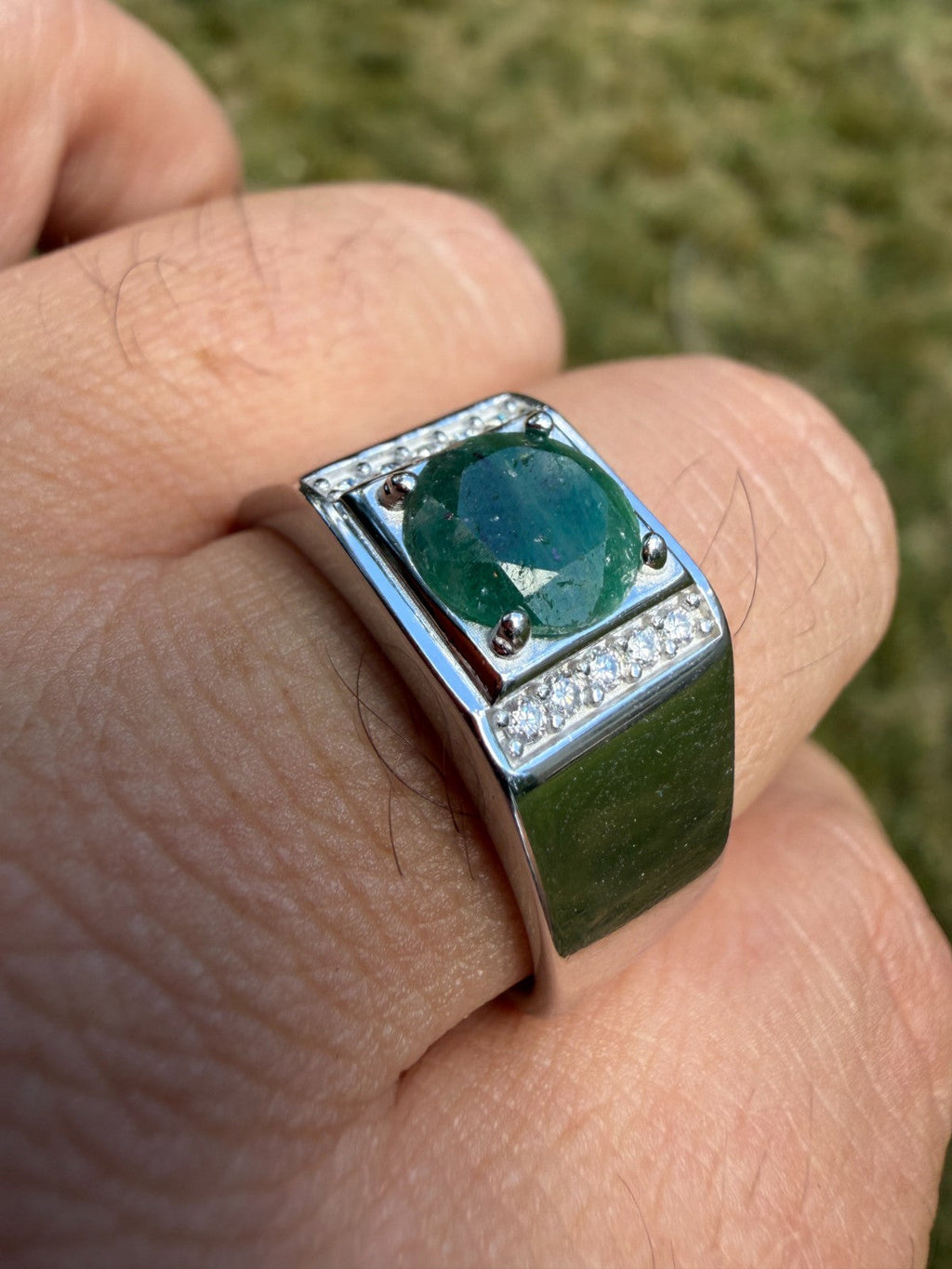 Moissanite Monarch Ring | 925 Silver