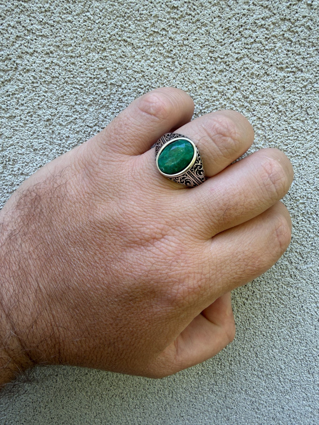 Columbian King Ring | 925 Silver Oxidized
