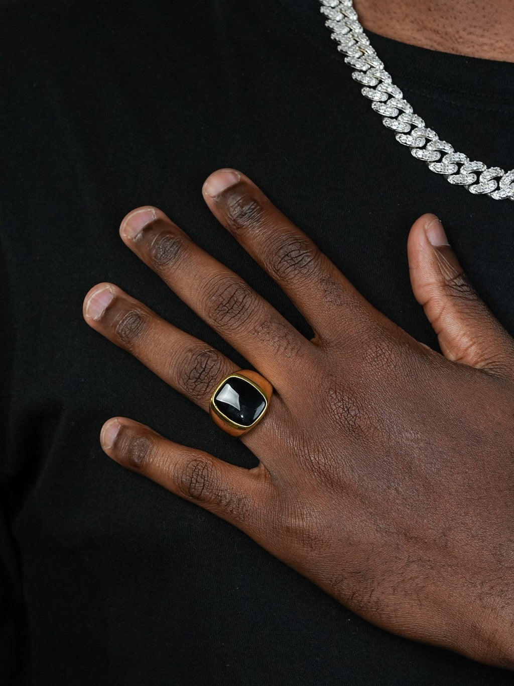 Midnight Don Ring | 14k Gold Vermeil 925 Silver