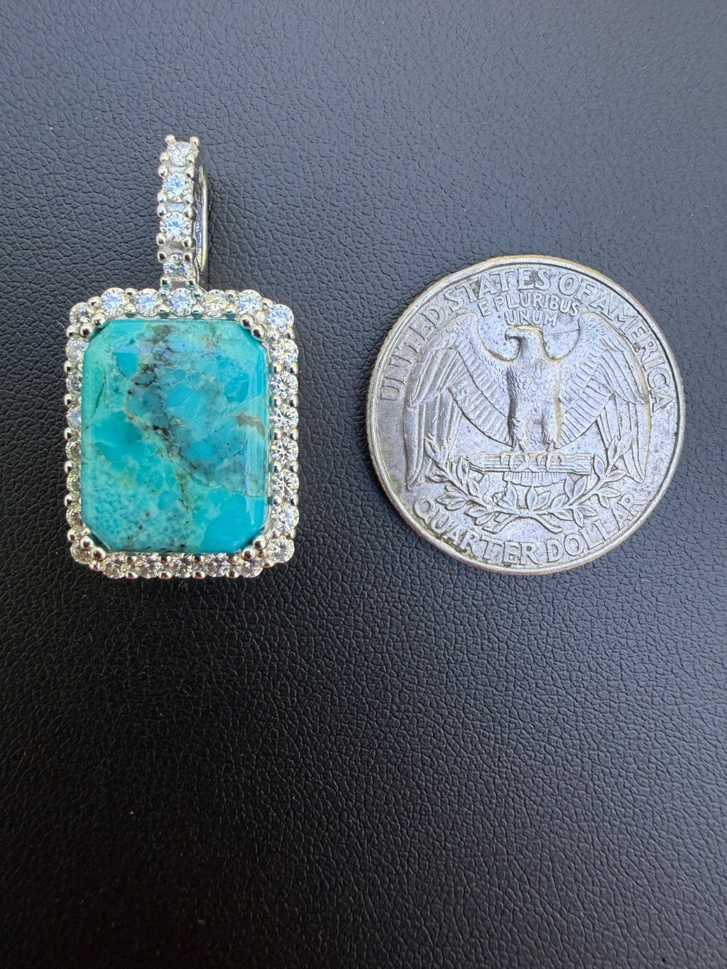 Moissanite Royalty Ocean Freeze Pendant | 925 Silver