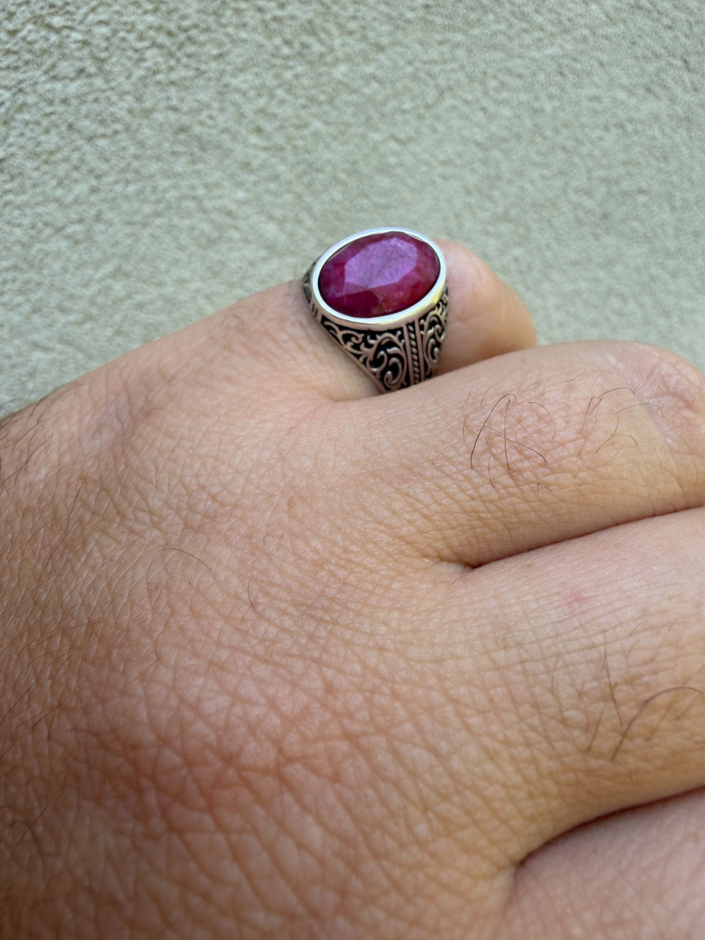 Columbian King Ring | 925 Silver Oxidized