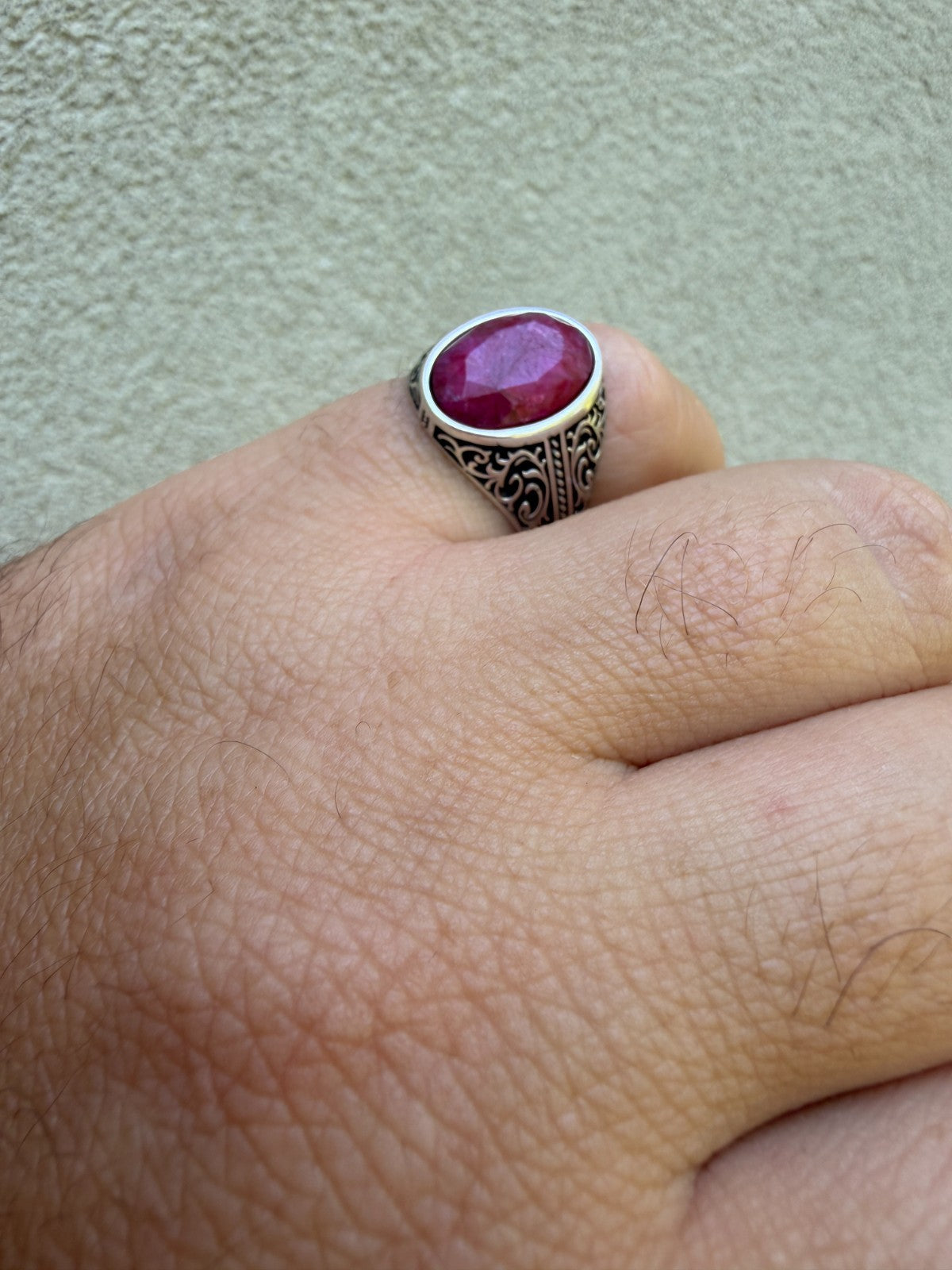 Columbian King Ring | 925 Silver Oxidized