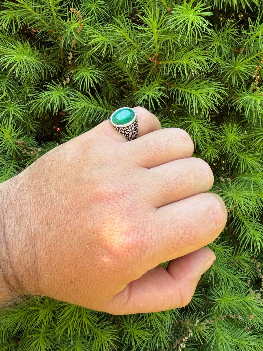 Columbian King Ring | 925 Silver Oxidized