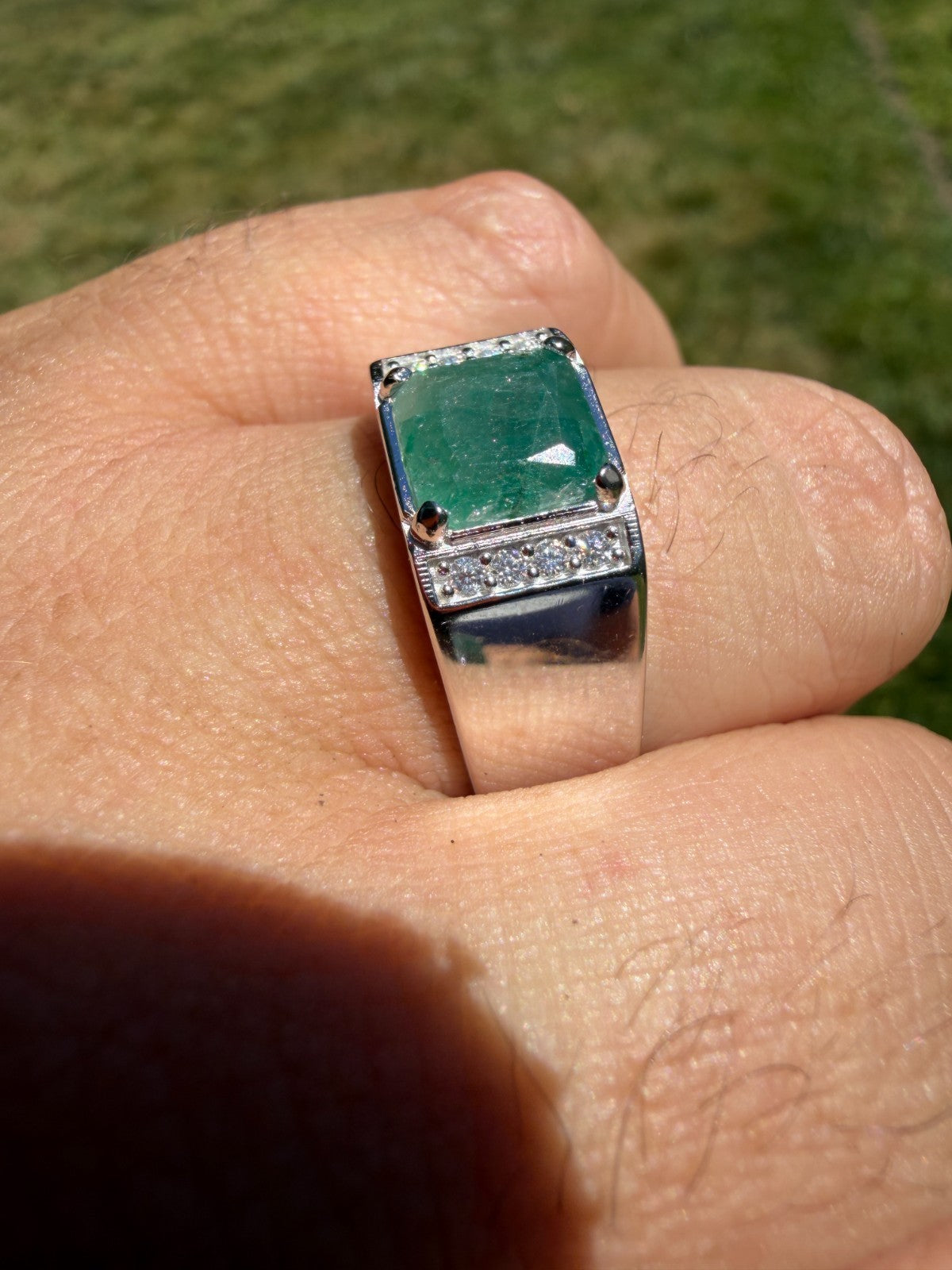 Moissanite Kingsmark Ring | 925 Silver