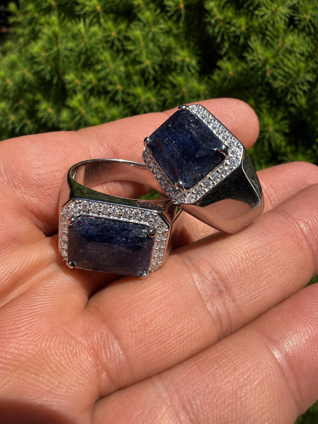 Moissanite Fortress Ring | 925 Silver