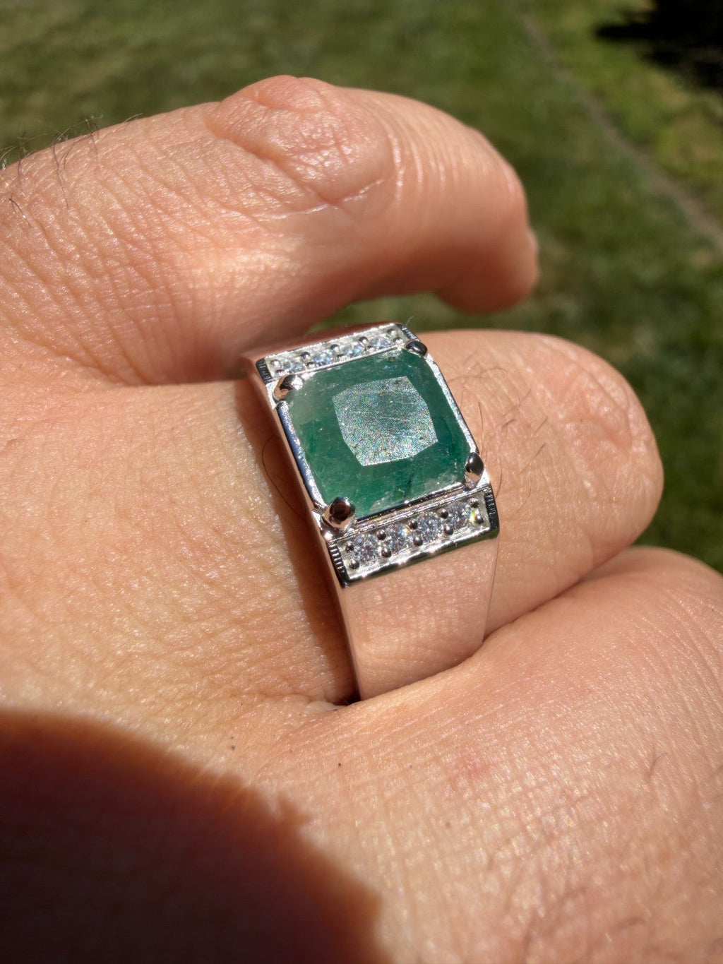 Moissanite Kingsmark Ring | 925 Silver