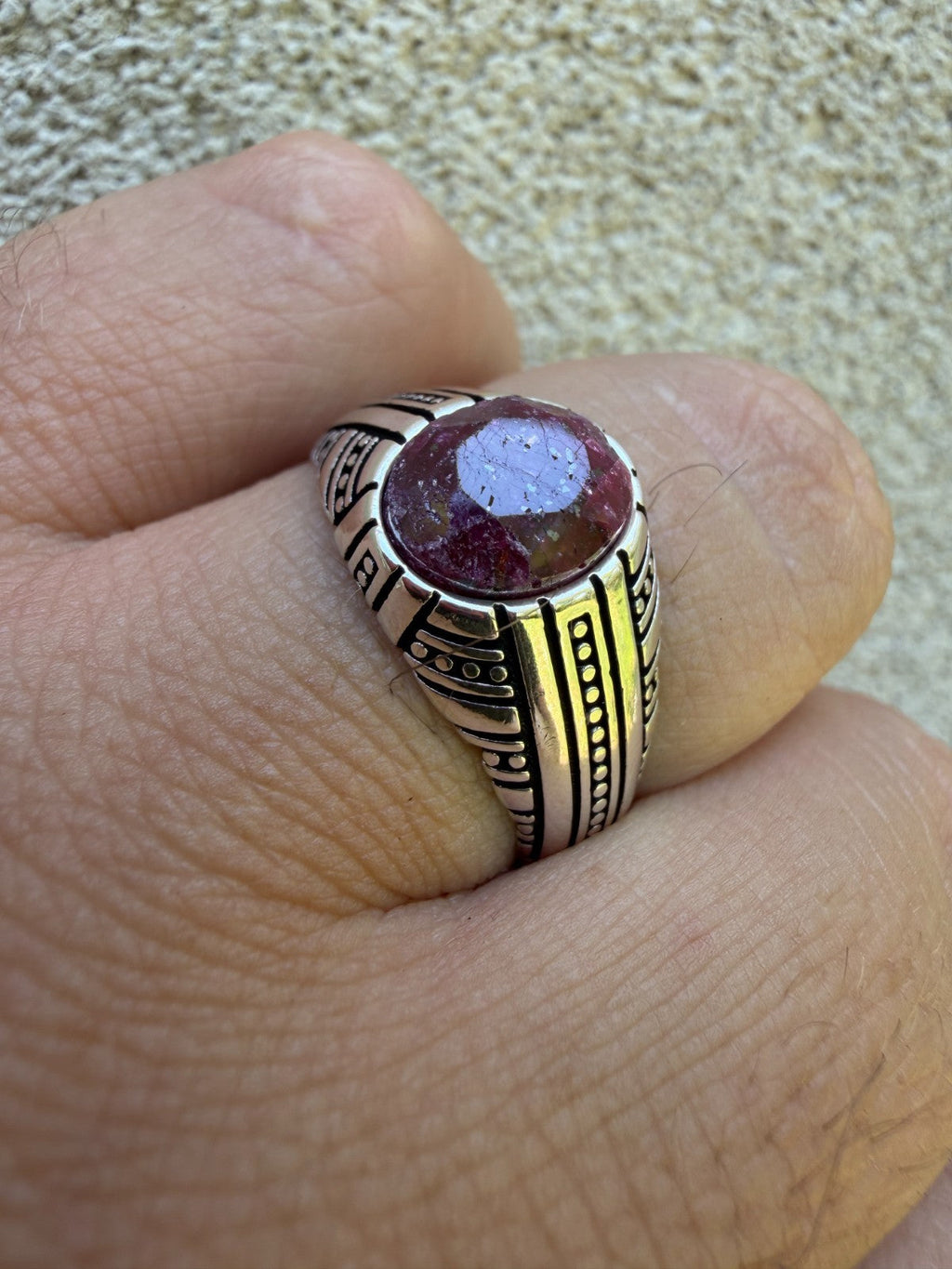 Navajo Tribe Ring | 925 Silver Oxidized