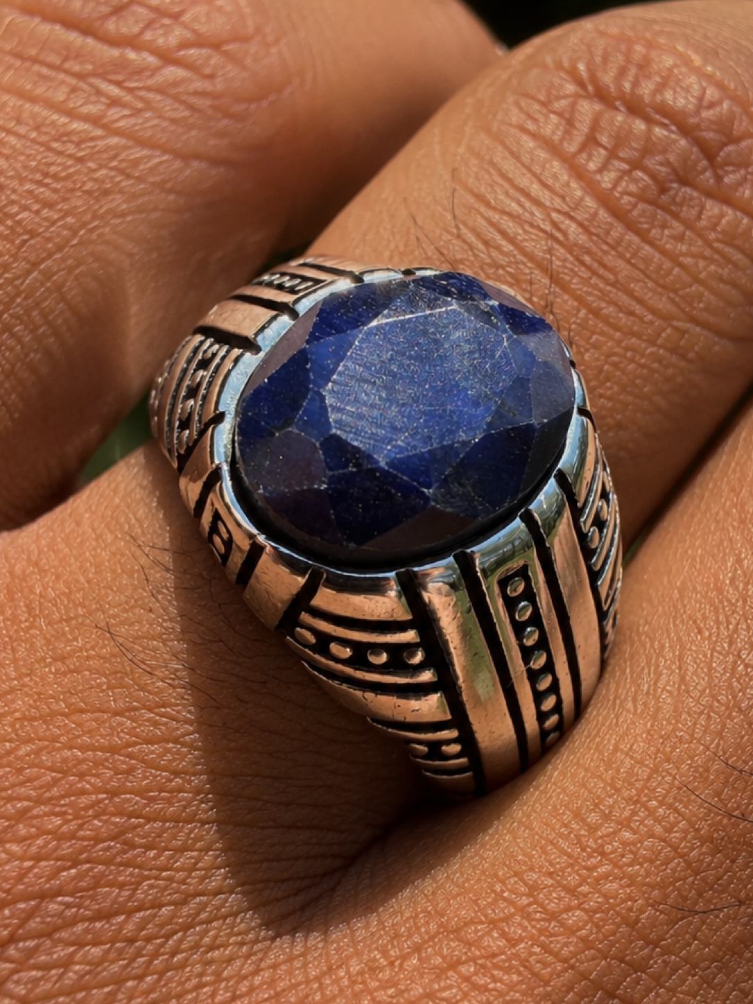 Navajo Tribe Ring | 925 Silver Oxidized