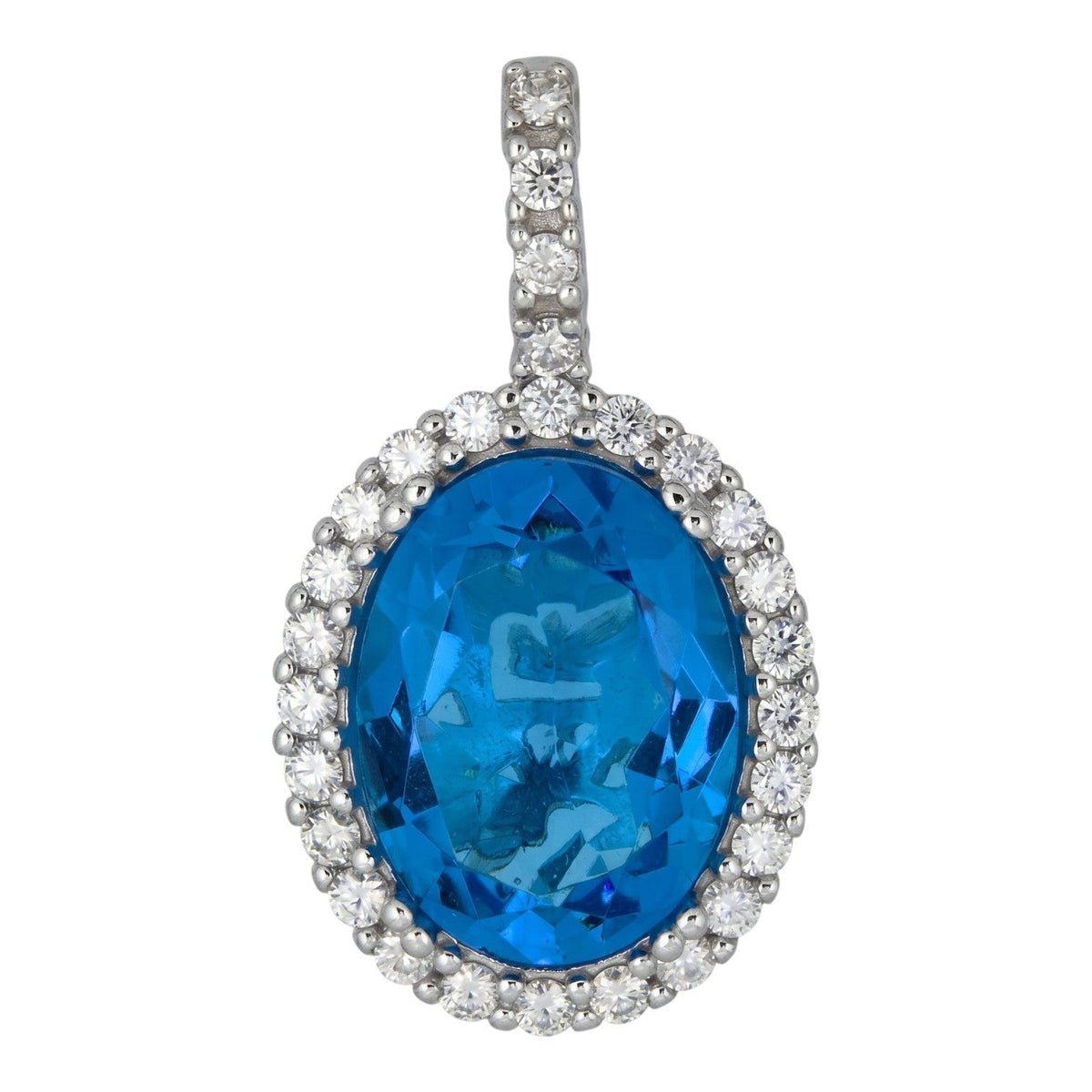 Moissanite Royalty Ocean Freeze Pendant | 925 Silver