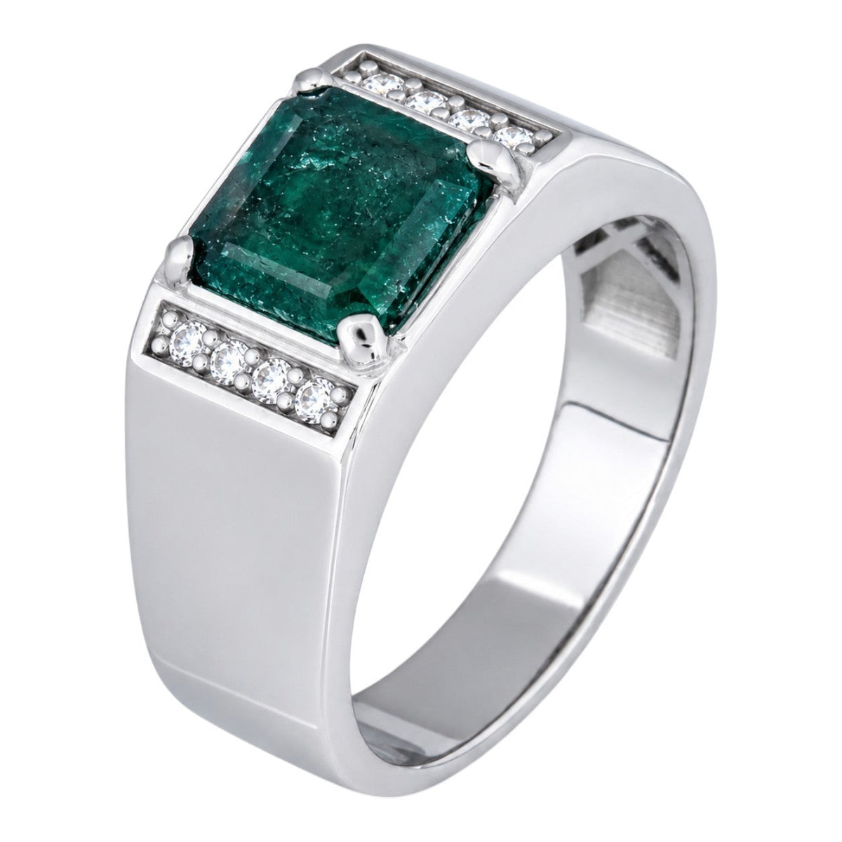 Moissanite Kingsmark Ring | 925 Silver