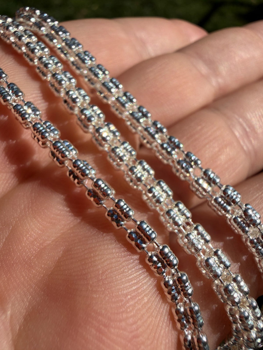Ice Link Chain Necklace | 925 Sterling Silver