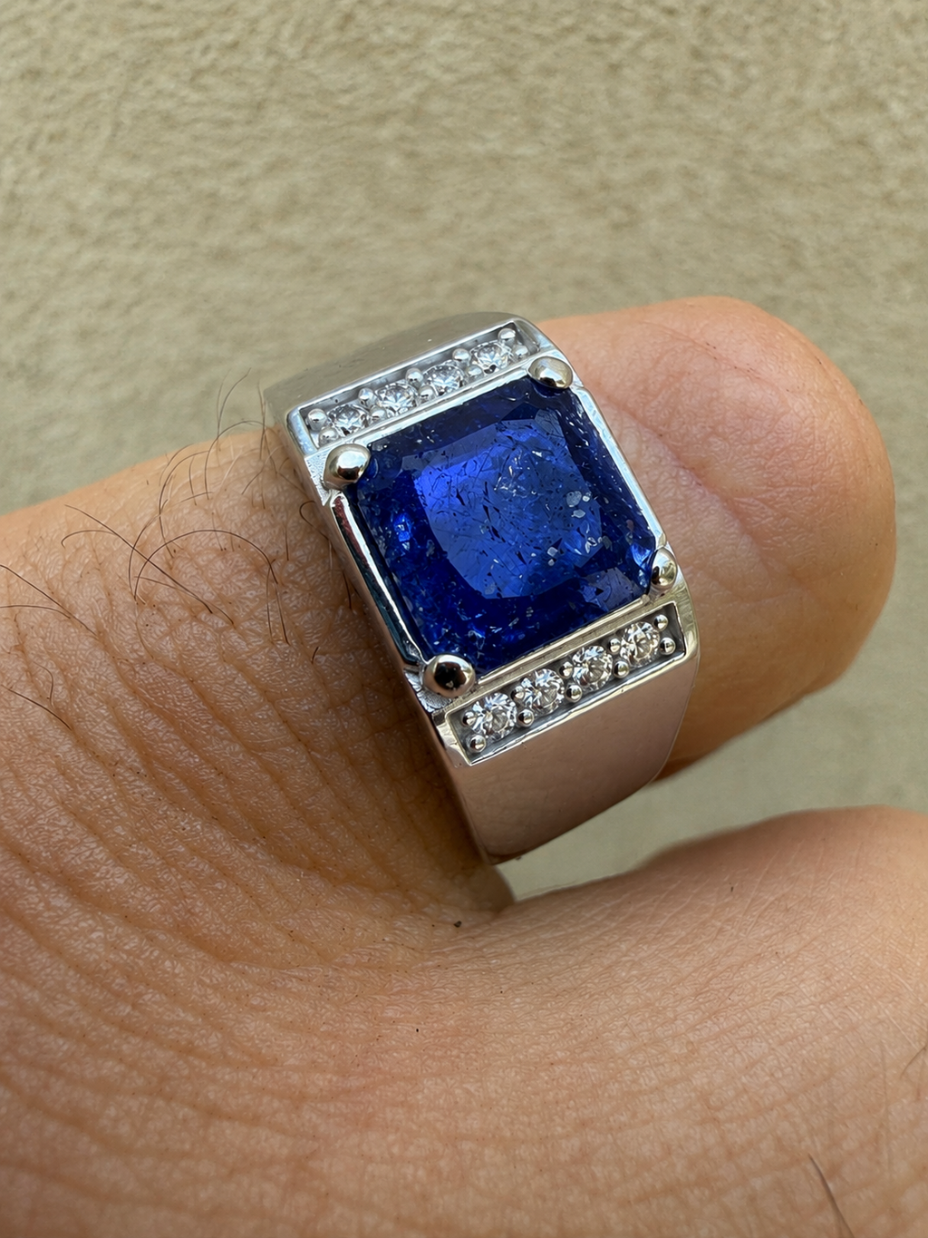 Moissanite Kingsmark Ring | 925 Silver