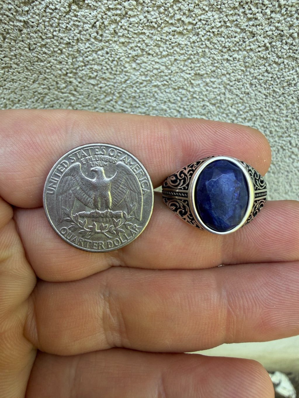 Columbian King Ring | 925 Silver Oxidized