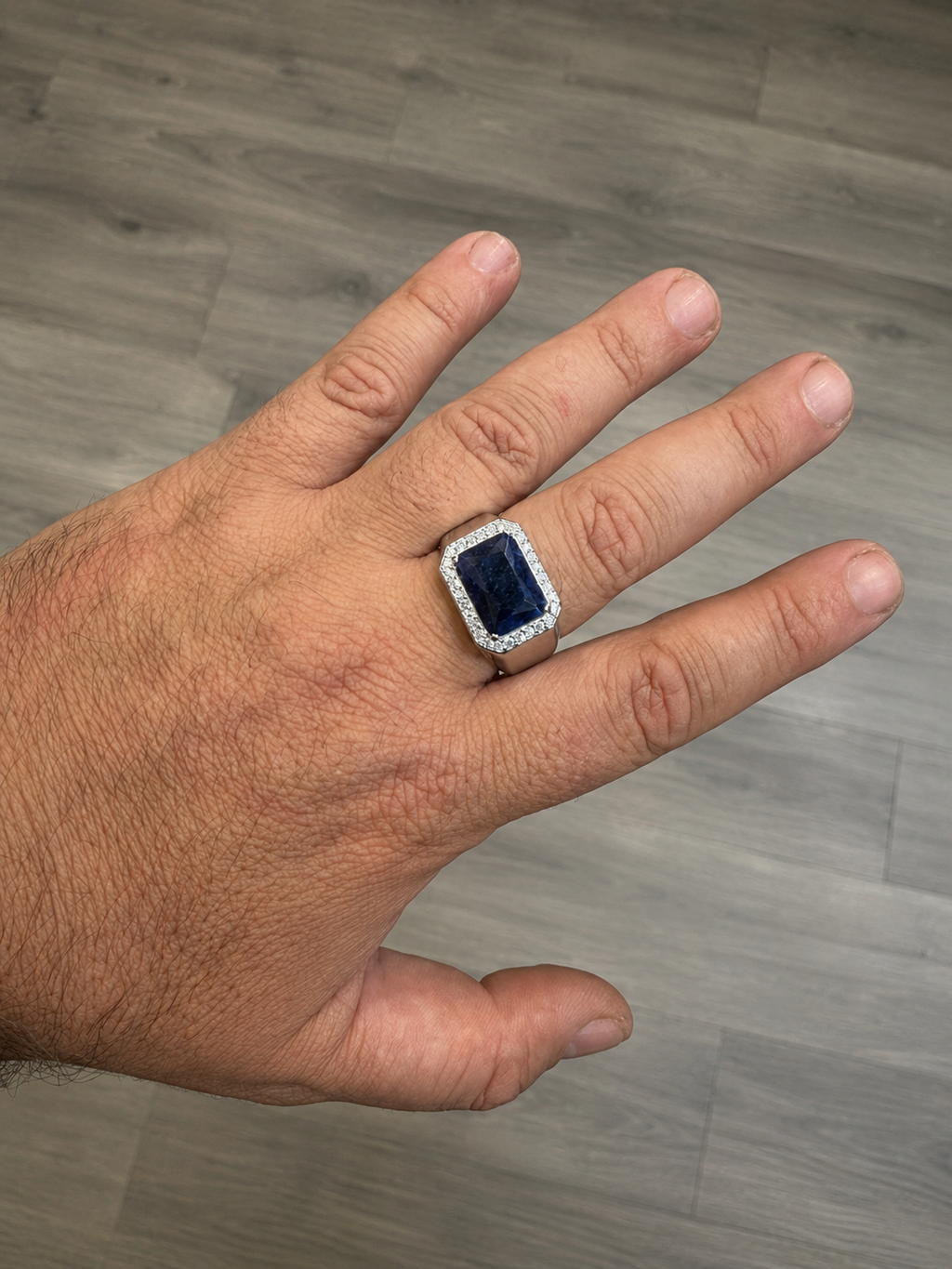 Moissanite Fortress Ring | 925 Silver