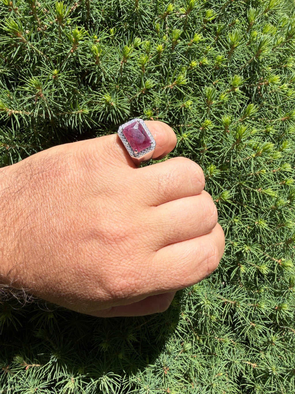 Moissanite Fortress Ring | 925 Silver