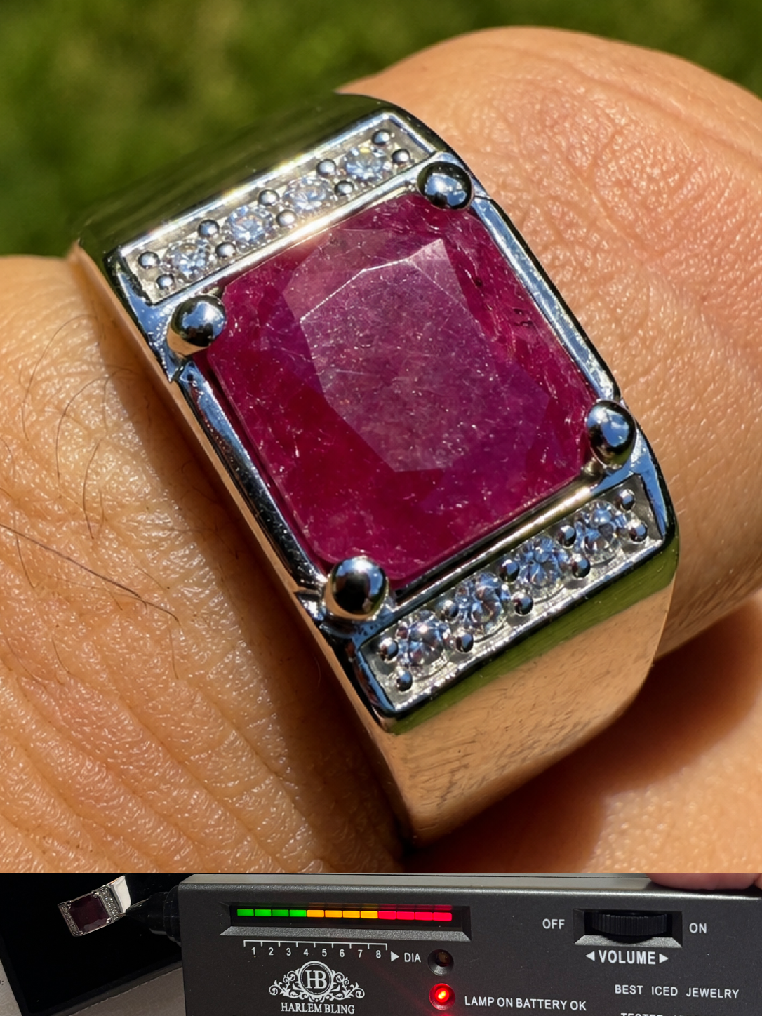 Moissanite Monarch Ring | 925 Silver