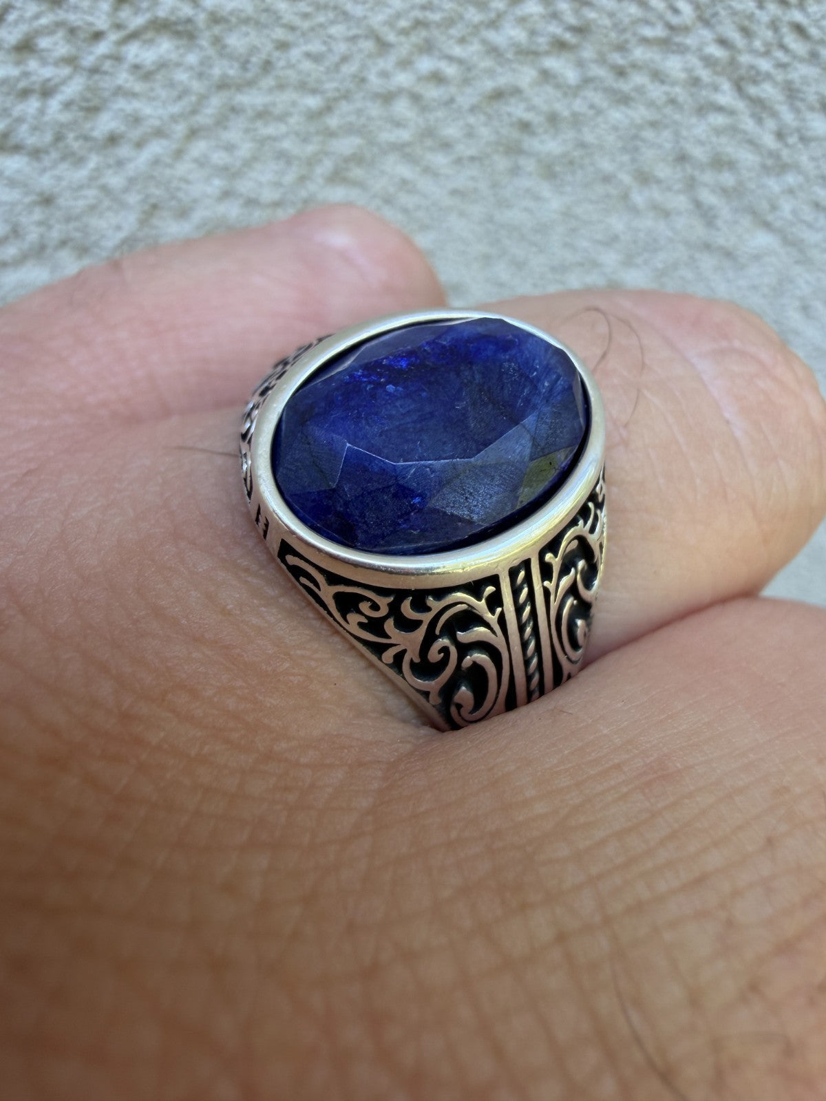 Columbian King Ring | 925 Silver Oxidized