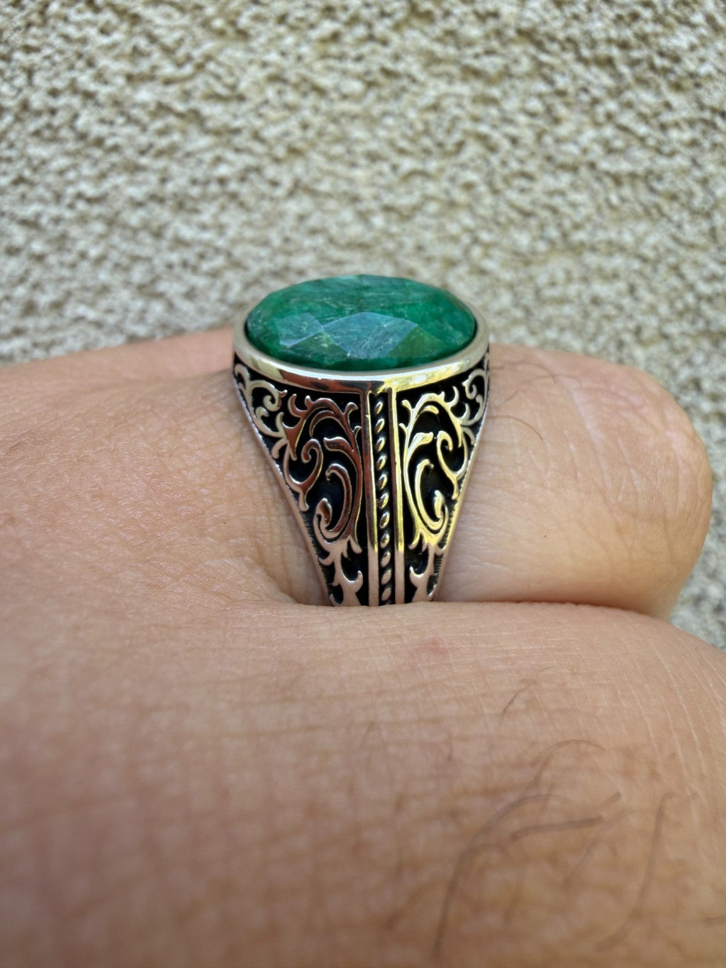 Columbian King Ring | 925 Silver Oxidized