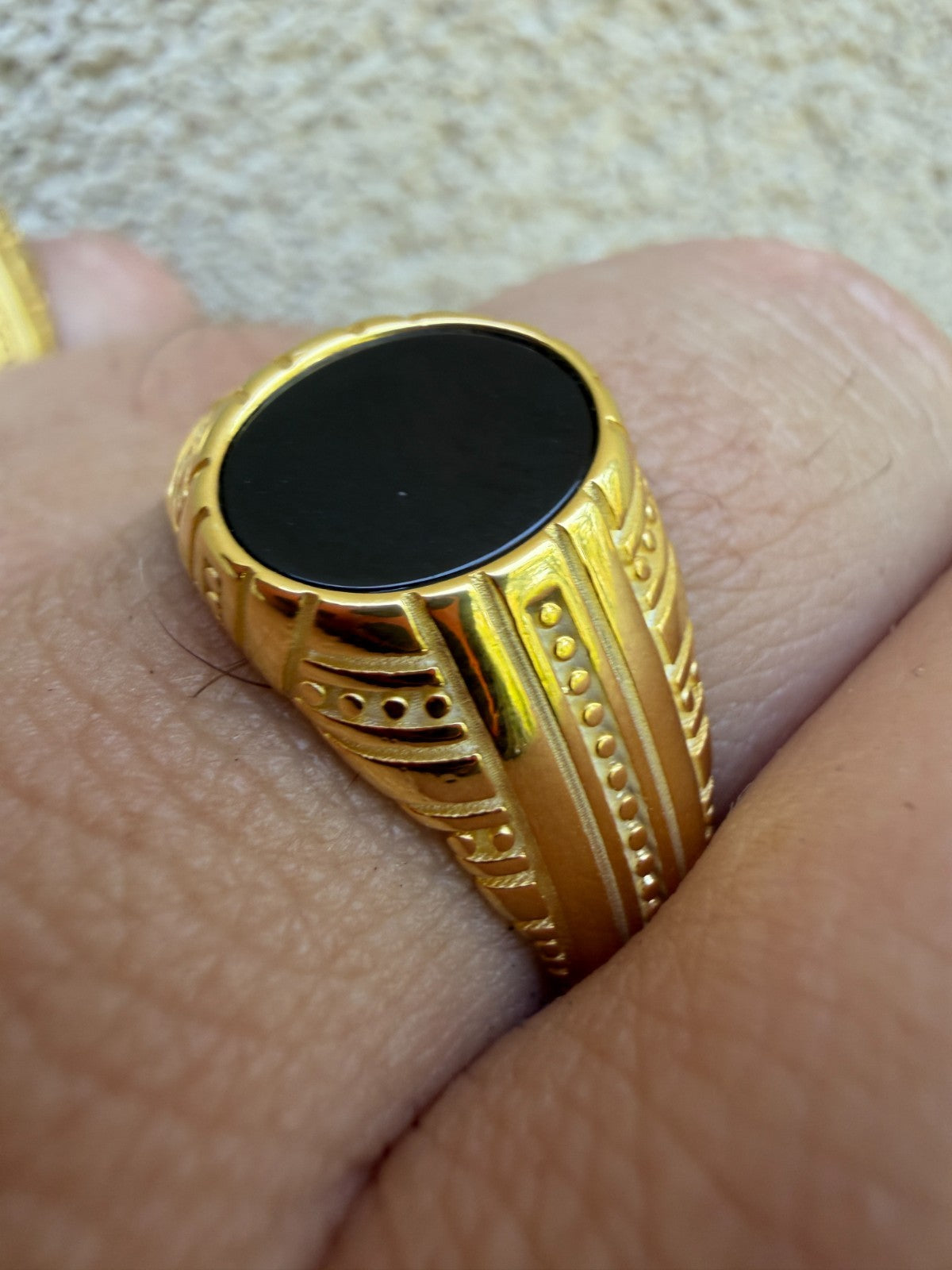Navajo Tribe Ring | 14k Gold Vermeil 925 Silver