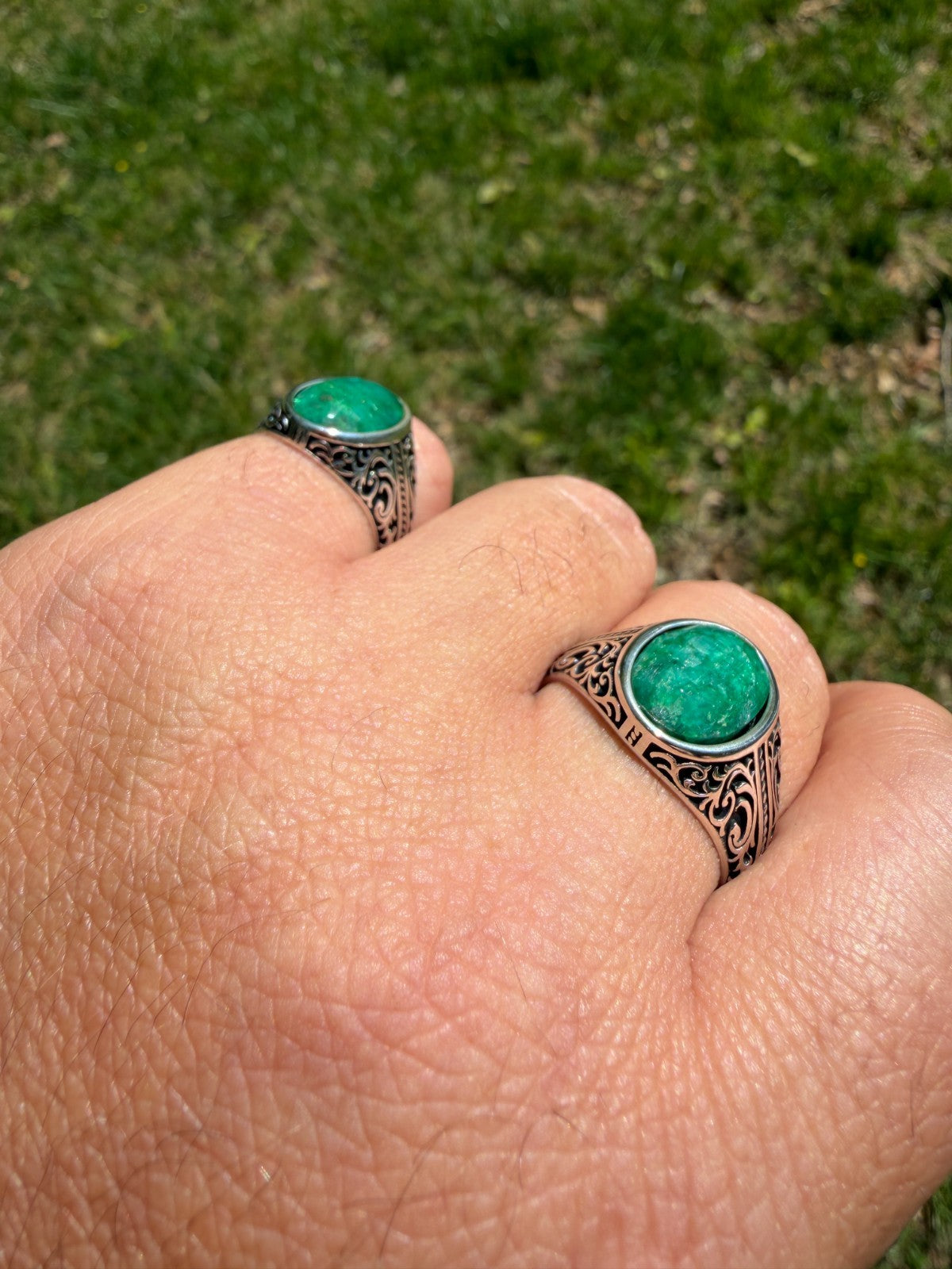 Columbian King Ring | 925 Silver Oxidized