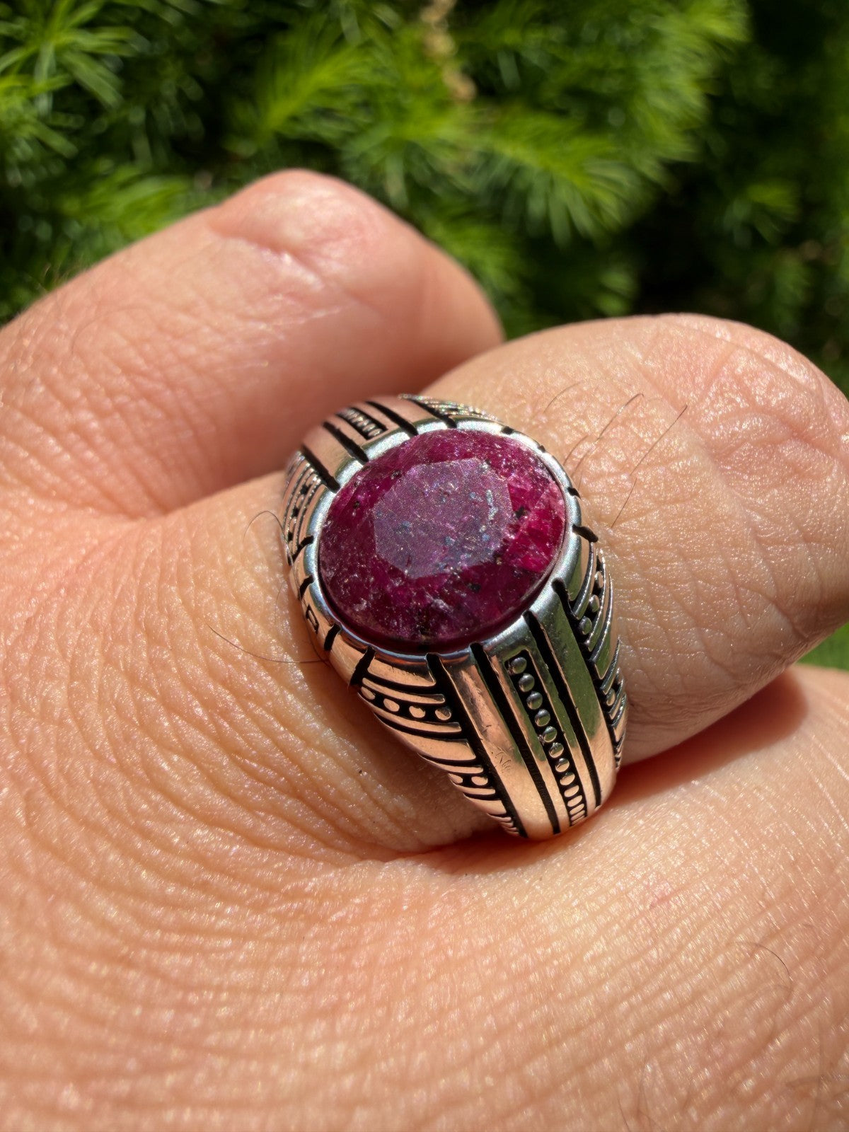 Navajo Tribe Ring | 925 Silver Oxidized