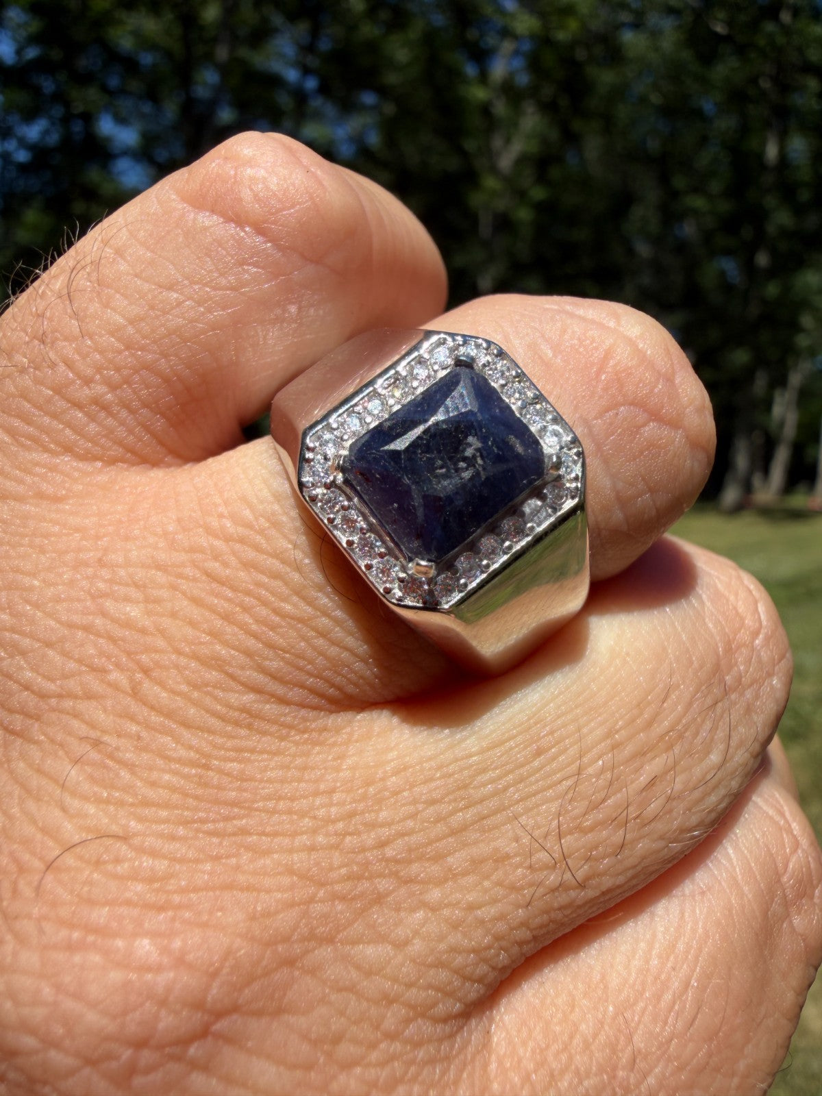 Moissanite Cardinal Crown Ring | 925 Silver